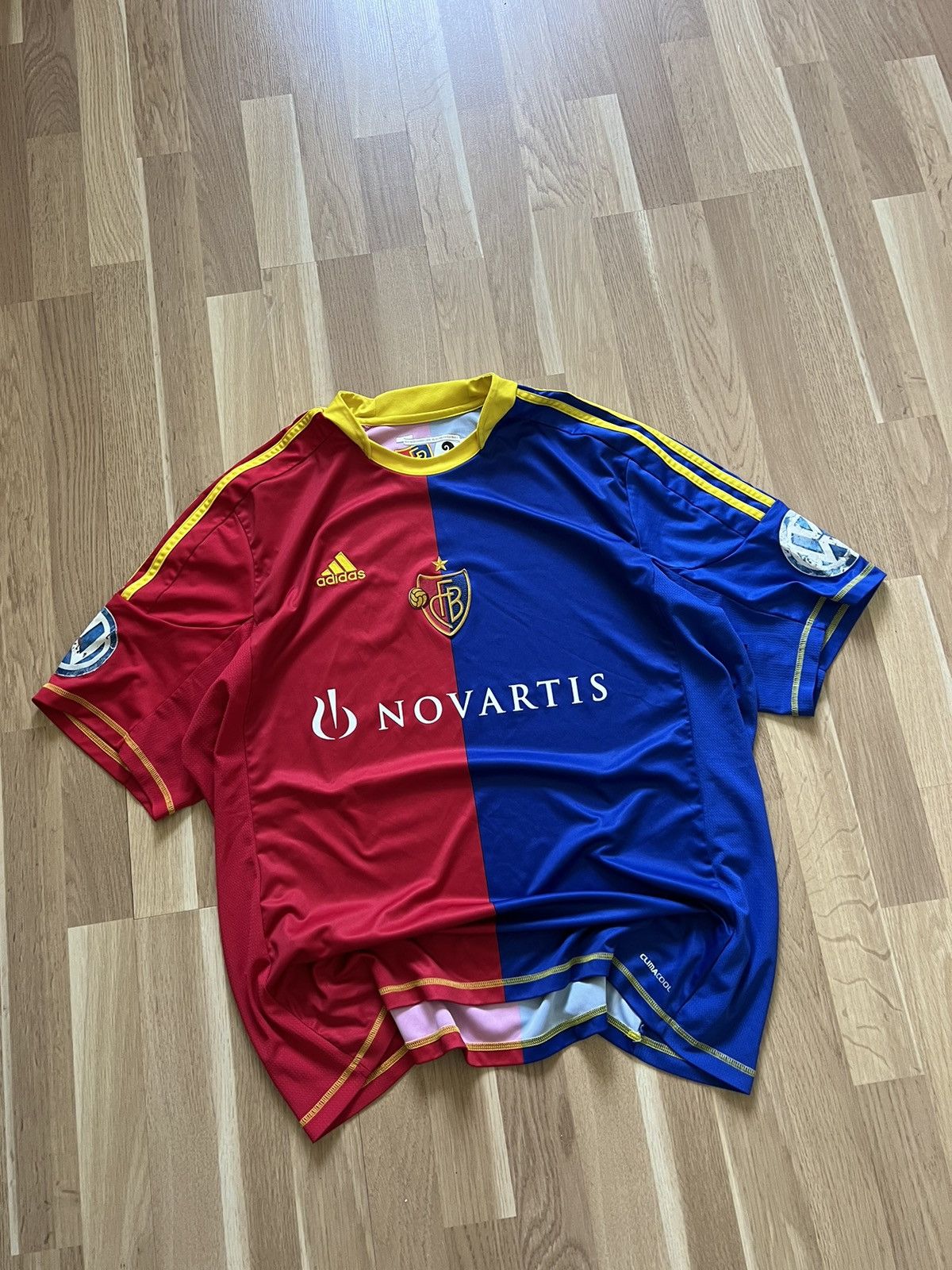 Adidas × Vintage Vintage Adidas football soccer jersey Basel 2012 Size US XXL / EU 58 / 5 - 2 Thumbnail