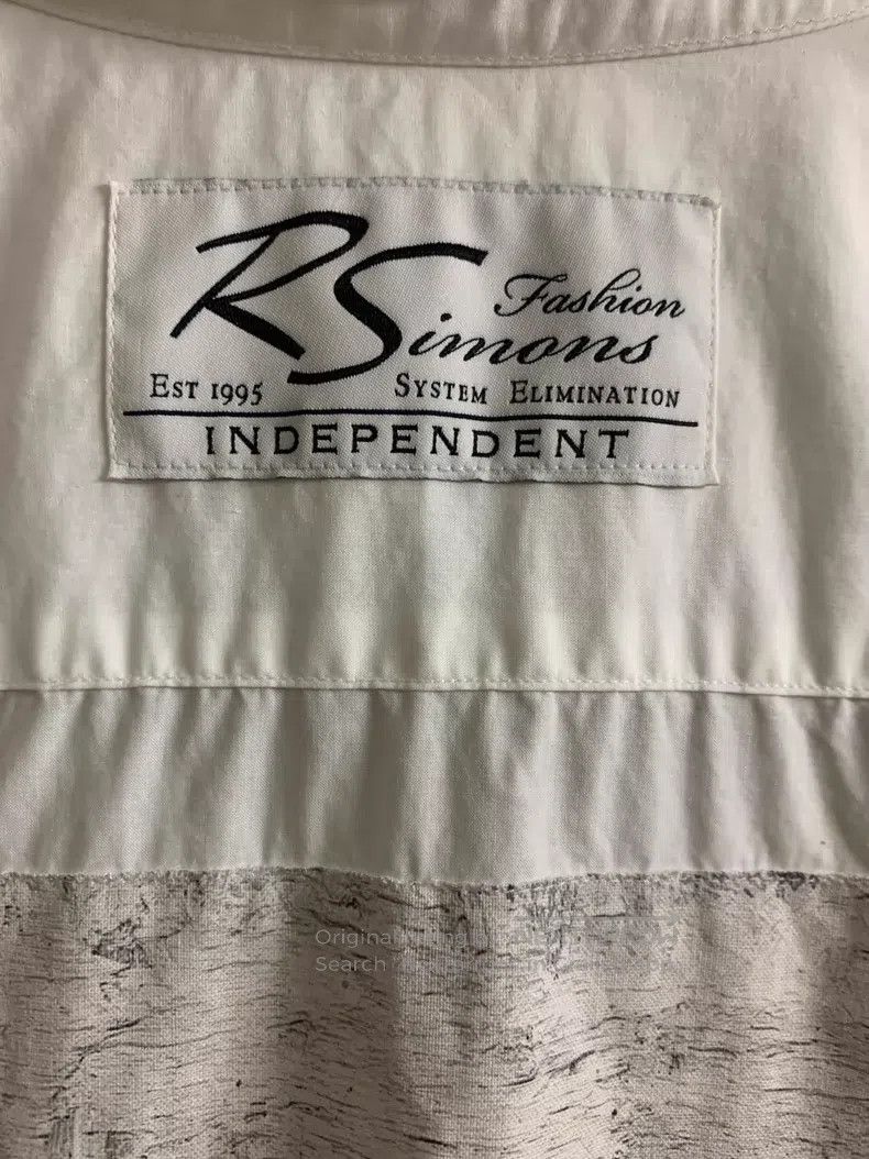 Raf Simons Raf Simons Patch graffiti cut silhouette shirt Size US S / EU 44-46 / 1 - 4 Thumbnail