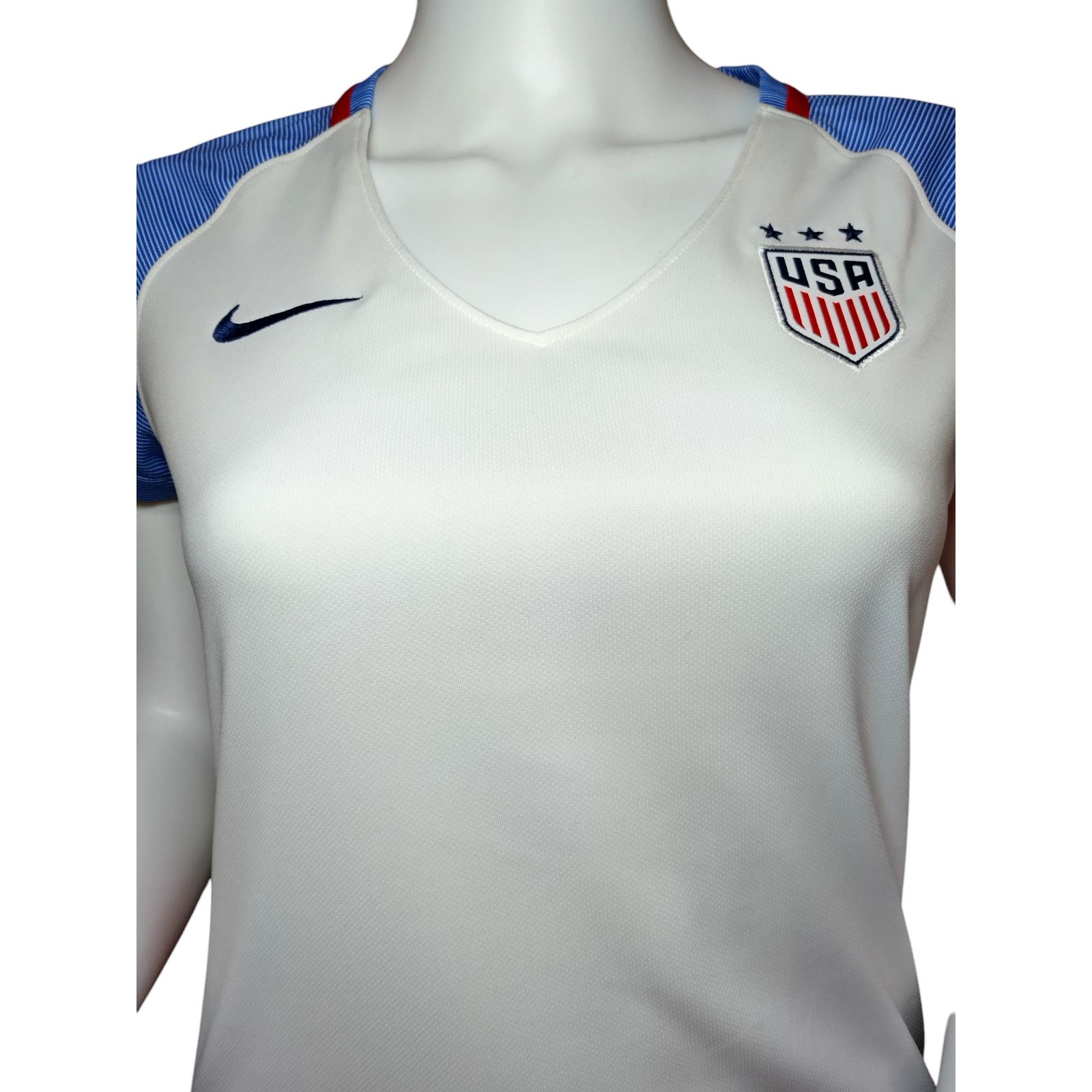 Nike NIKE USA Women Short Sleeve White Blue Red Patriotic Sz Sm Size S / US 4 / IT 40 - 2 Thumbnail