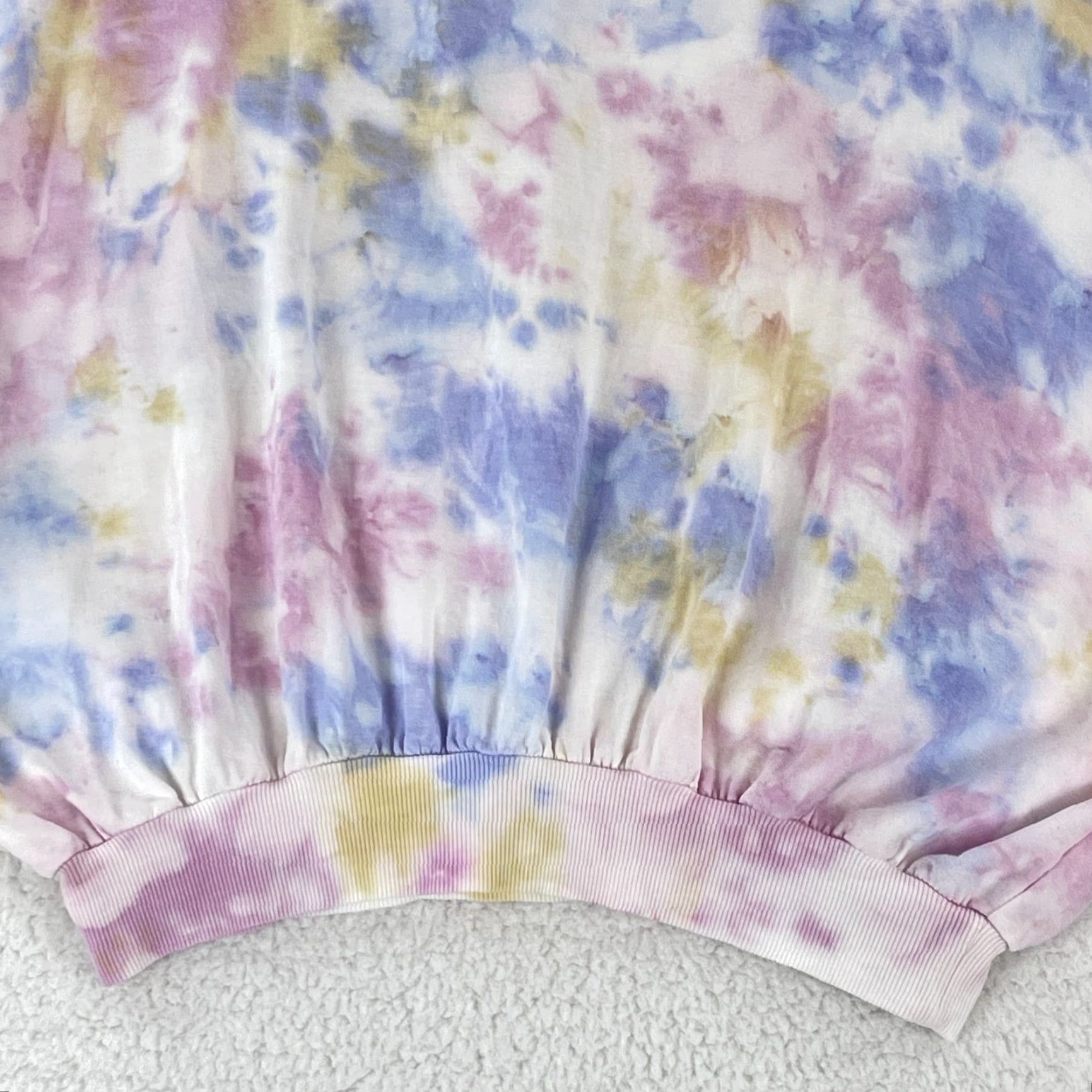 Young Fabulous & Broke Young Fabulous & Broke Juliette Tie-Dye Sweater Womens XS Pink Long Sleeve Crew Neck Knit Pullover Bohemian Modern Size XS / US 0-2 / IT 36-38 - 6 Thumbnail