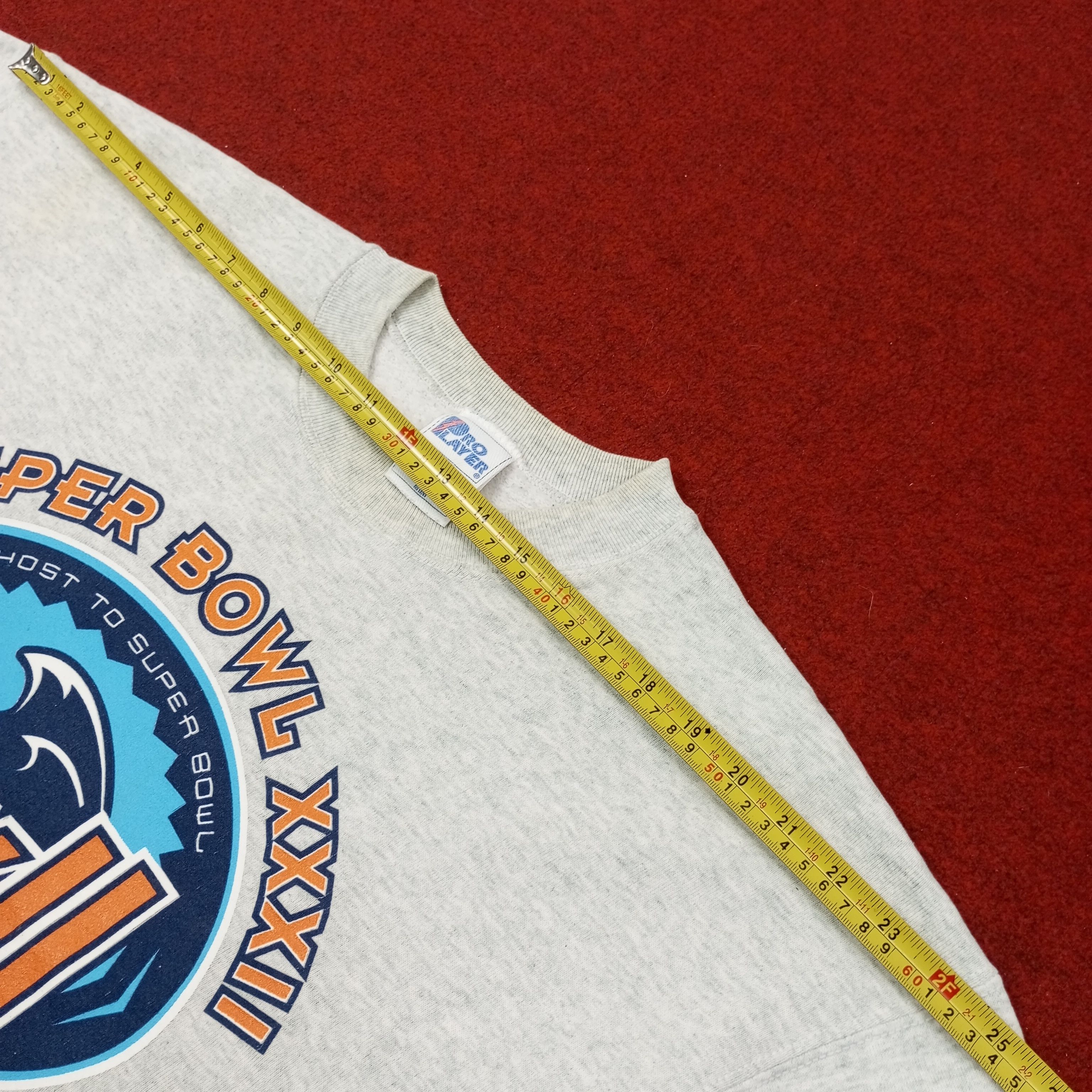 NFL Super Bowl Pro Player Sports Vintage Sweatshirt c254n3 Size US XL / EU 56 / 4 - 13 Thumbnail