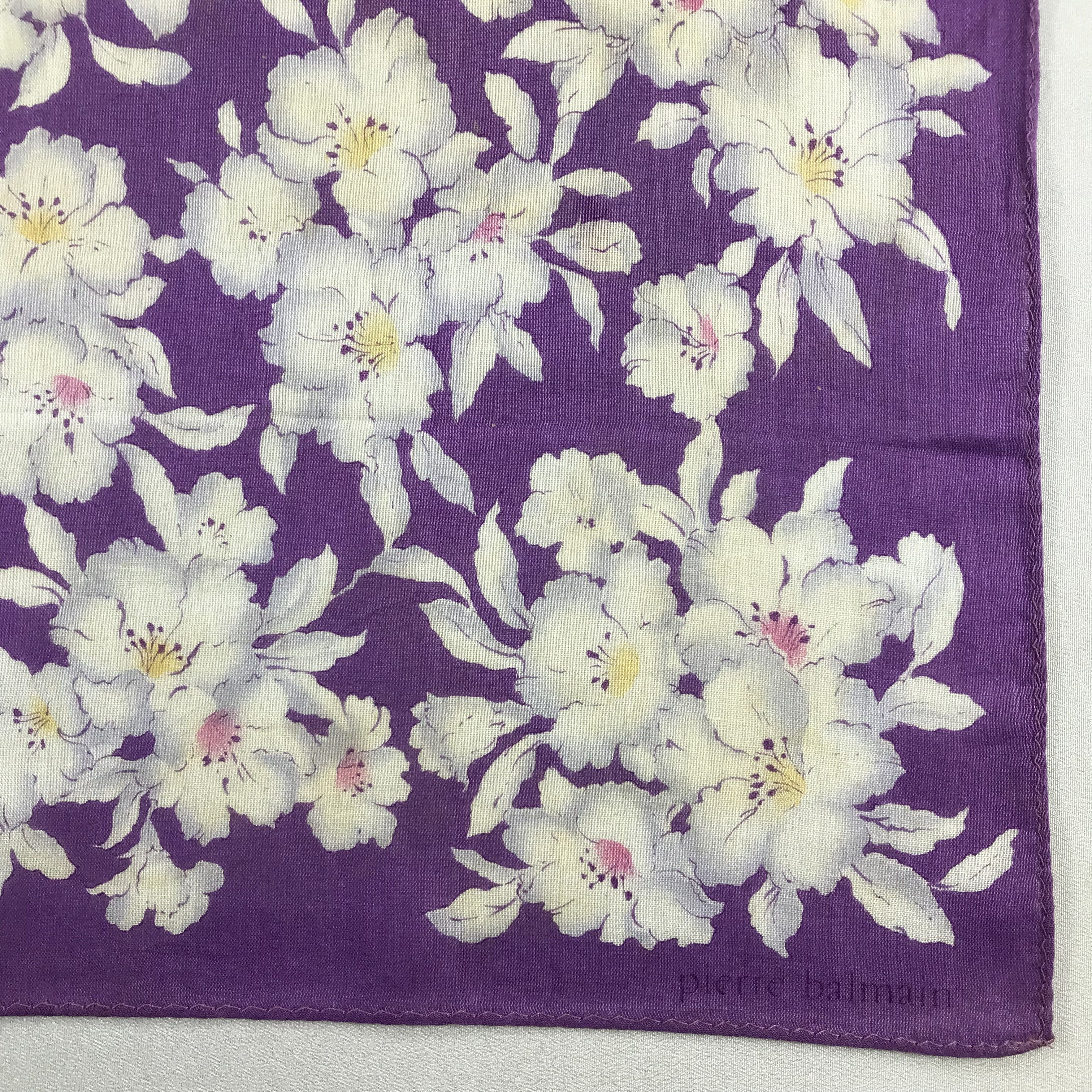Pierre Balmain Pierre Balmain Handkerchief / Bandana / Neckerchief C587 Size ONE SIZE - 5 Thumbnail