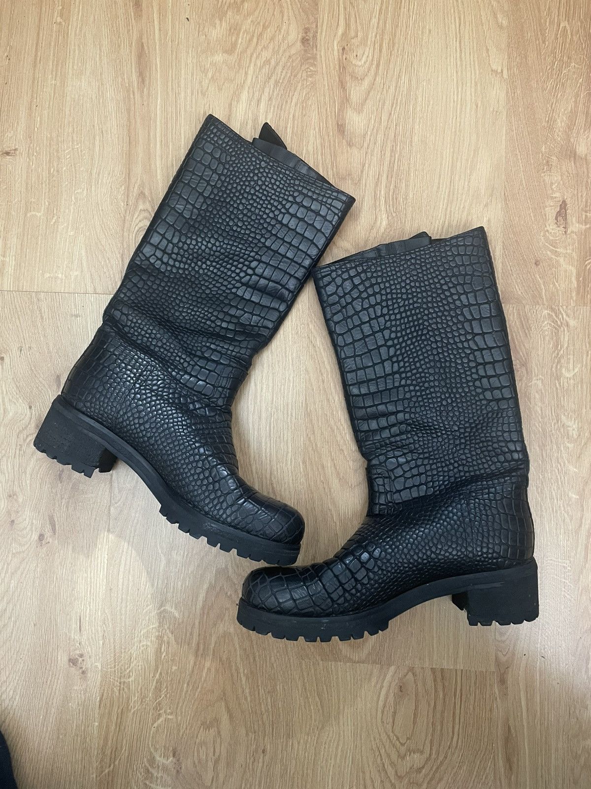 Prada Prada crocodile Boots Size US 8 / IT 38 - 1 Thumbnail