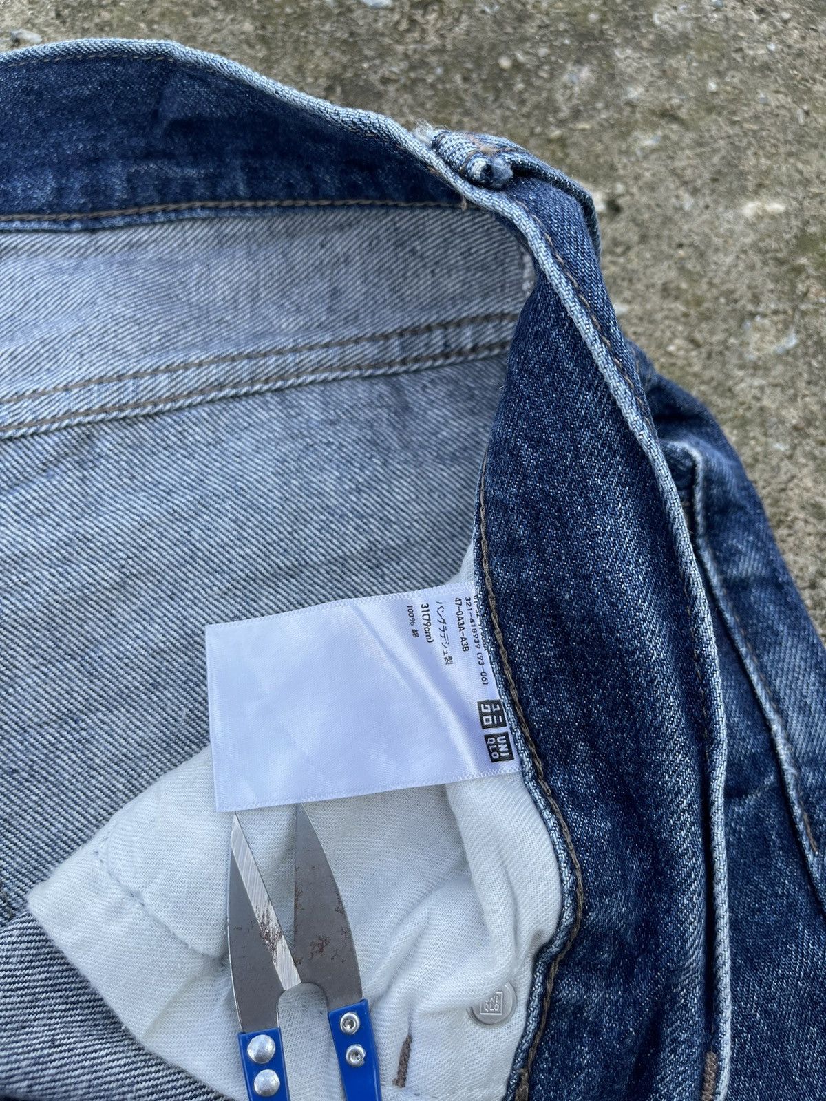 Japanese Brand × Jean × Uniqlo 🔥 Japanase Brand Uniqlo Rusty Distressed Denim W32🔥 Size US 32 / EU 48 - 9 Thumbnail