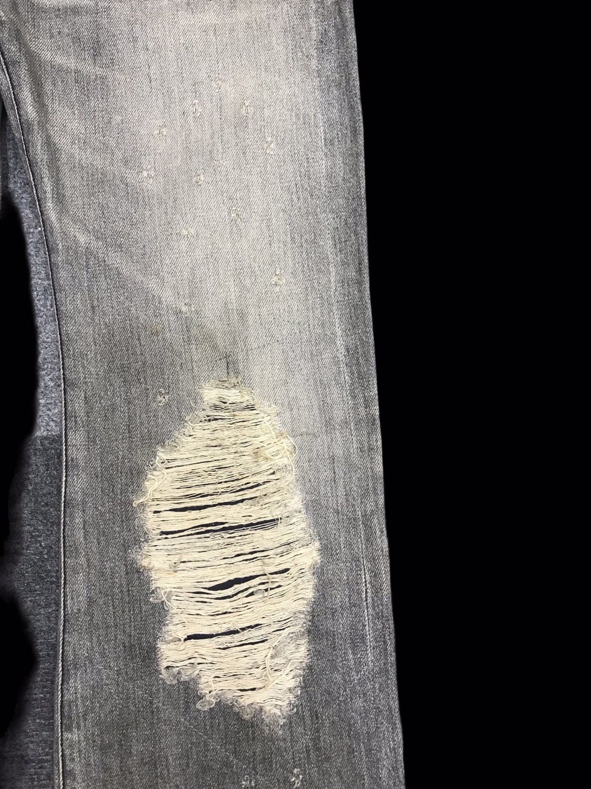 Japanese Brand 💥FLARE💥COALBLACK Japan Selvedge Archival Denim F74 Size US 31 - 6 Thumbnail