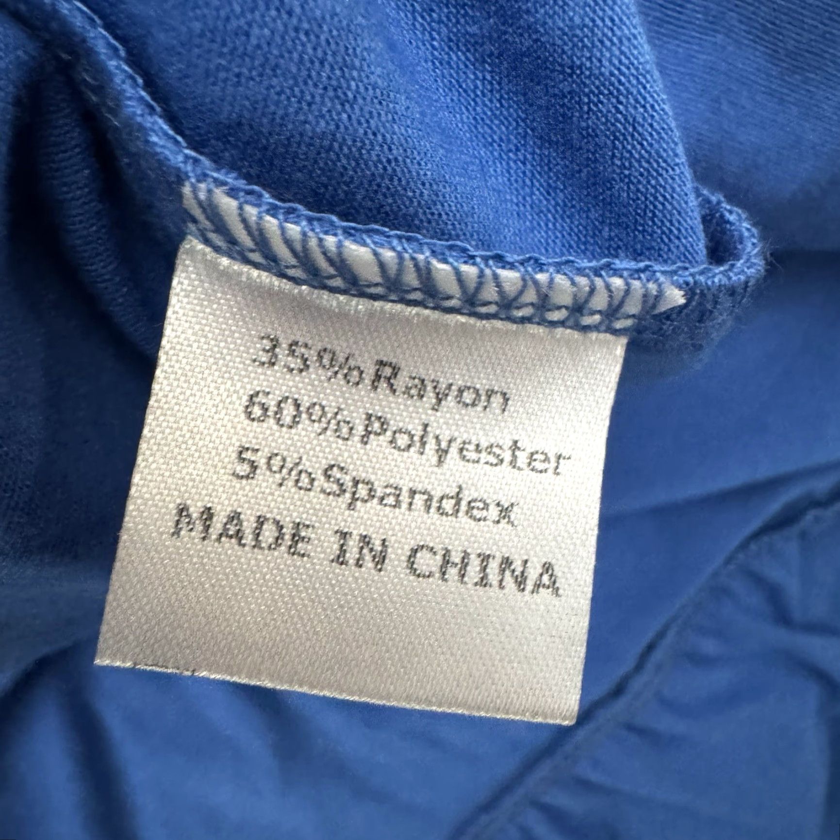 Vintage Haeof Minimalist Maxi Dress XL Empire Waist Flowy Casual Long Sleeve Blue Polyester Rayon Spandex Women Regular Fit & Flare Size XL / US 12-14 / IT 48-50 - 6 Thumbnail