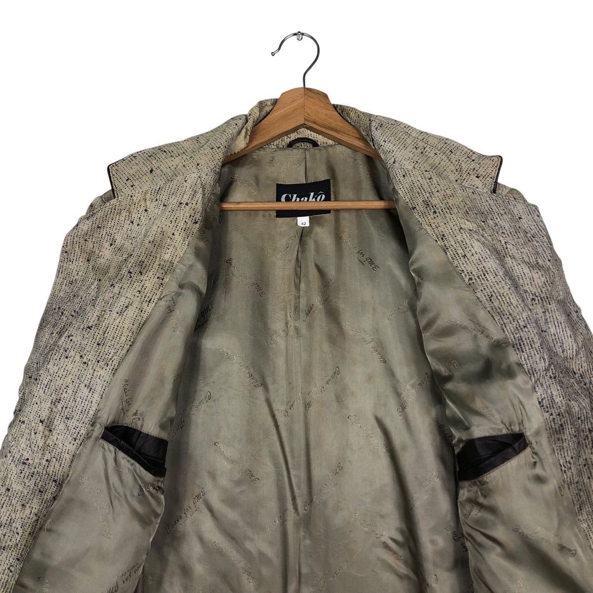 Japanese Brand × Vintage 📌Vintage Leather Jacket Chore Work Chako Issey Miyake Size US M / EU 48-50 / 2 - 15 Thumbnail