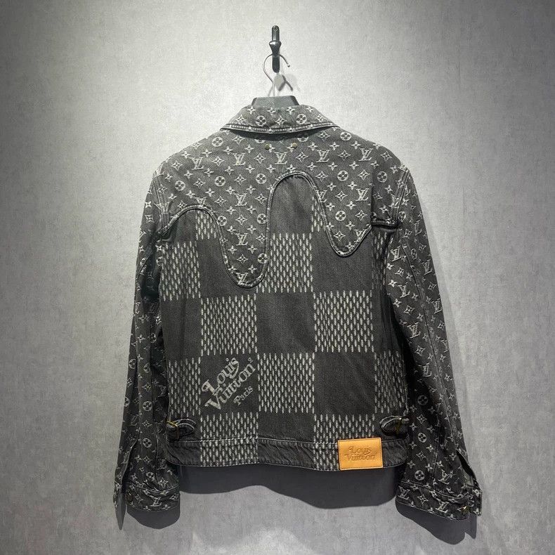 Louis Vuitton LOUIS VUITTON Reading Patchwork Denim Jacket Size US M / EU 48-50 / 2 - 2 Thumbnail
