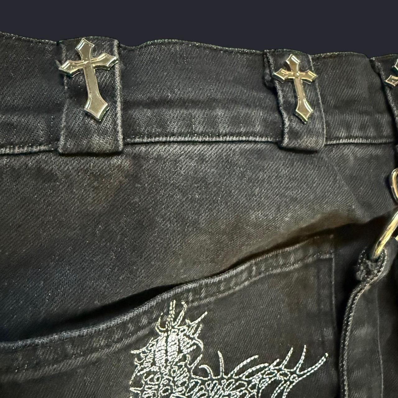 Other Vengance Studio's 001 Vanished Raver Jeans Size US 30 / EU 46 - 4 Thumbnail