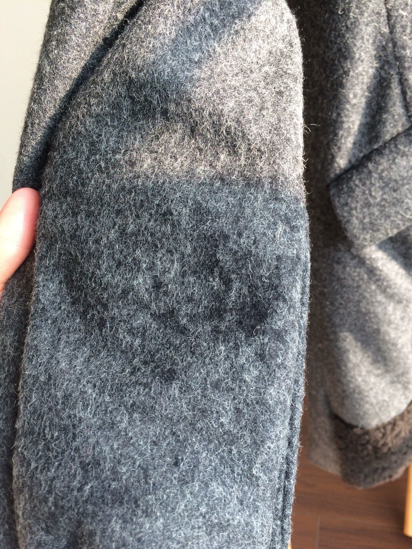 Dries Van Noten DVN Wool Coat 38 Lamb Front Long Blouson Sleeves Size XS / US 0-2 / IT 36-38 - 10 Thumbnail