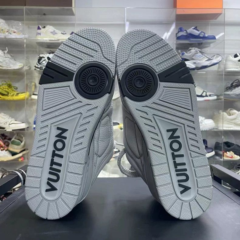 Louis Vuitton Louis Vuitton New Lv Skate Sneakers in Gray Color-2506 Size US 10 / EU 43 - 6 Thumbnail