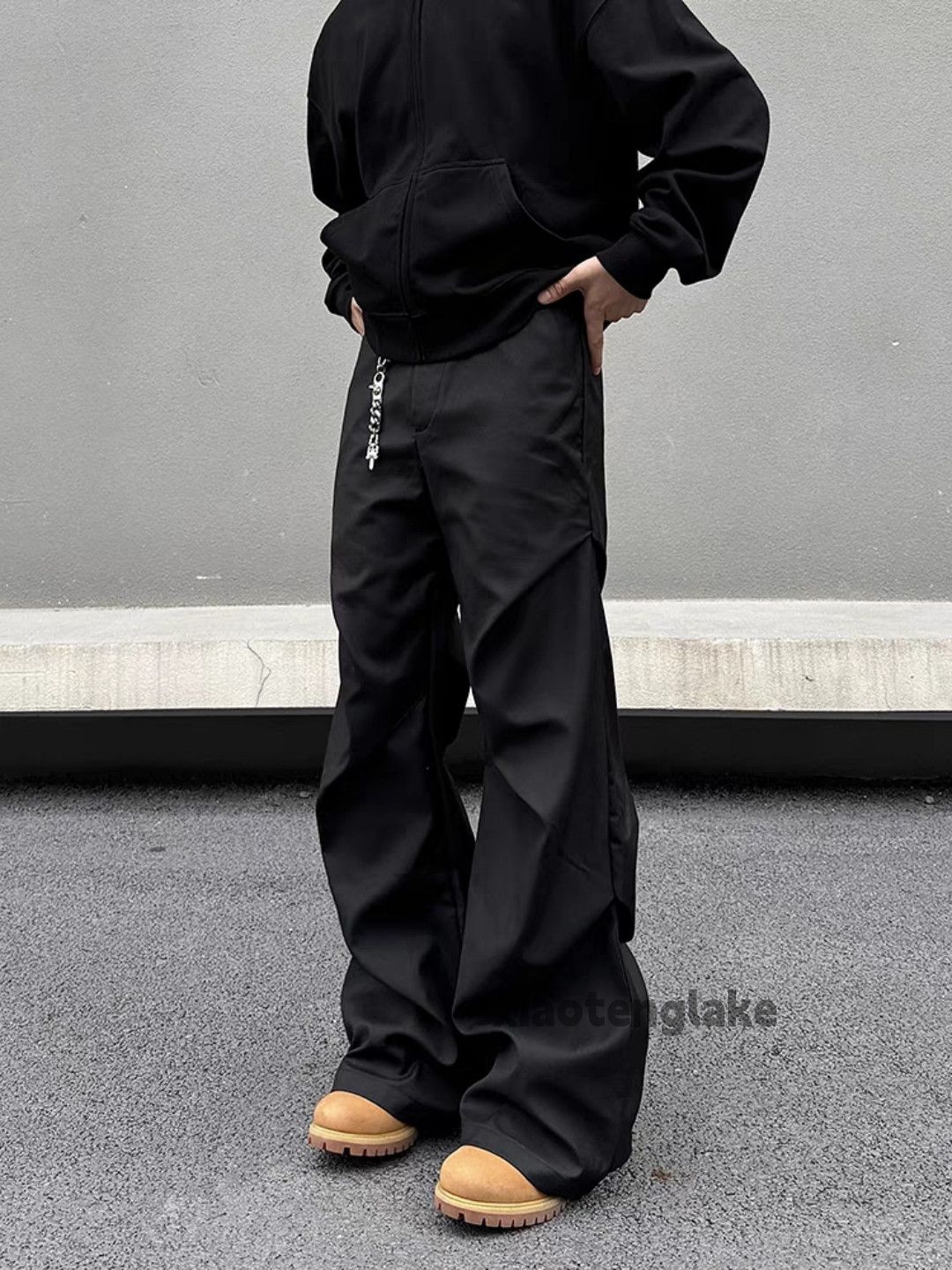Designer × Japanese Brand × Vintage utility outdoor pleated loose baggy flared pants Size US 32 / EU 48 - 3 Thumbnail