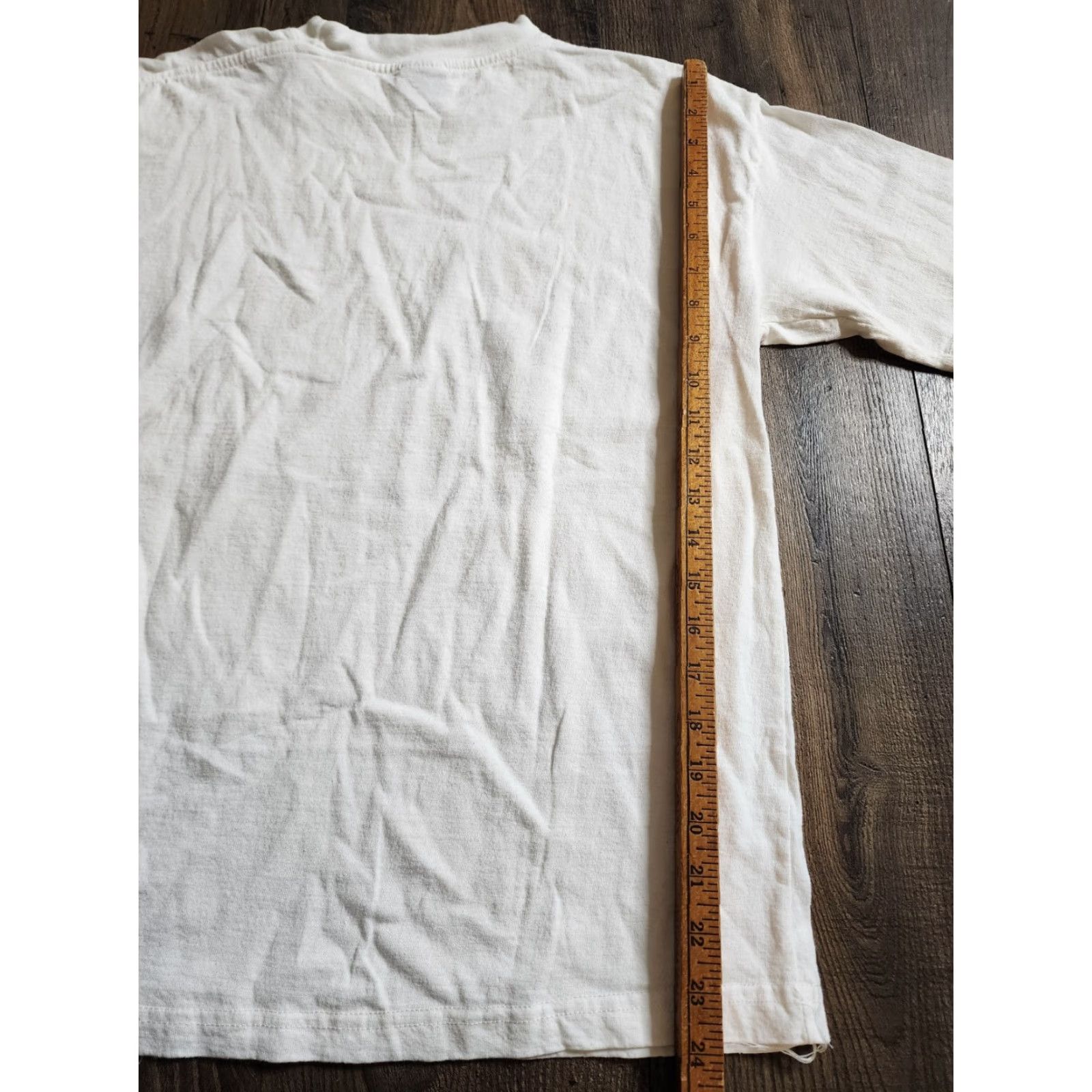 Paradise VINTAGE Aruba Island Paradise Travel Map T Shirt Mens L White 90s Hippie Graphic Tee Size US L / EU 52-54 / 3 - 2 Thumbnail