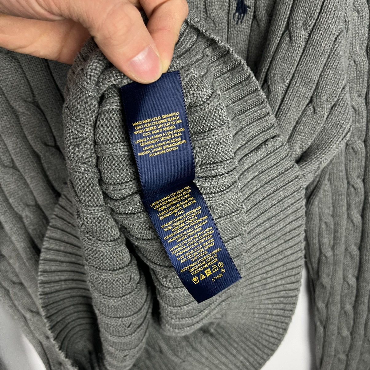 Polo Ralph Lauren Vintage Polo Ralph Lauren Cable Knitted Sweater Logo 90s Size XL / US 12-14 / IT 48-50 - 8 Thumbnail
