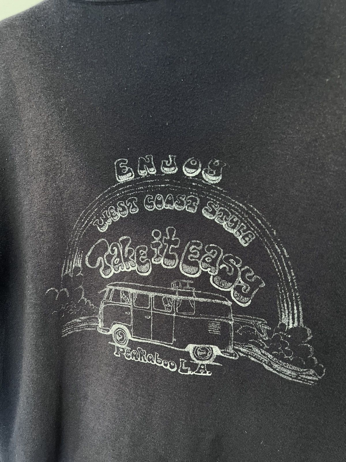 Vintage 🔥 Peakaboo L.A Surf Bus Sunfaded Sweatshirt - L Size US M / EU 48-50 / 2 - 12 Thumbnail
