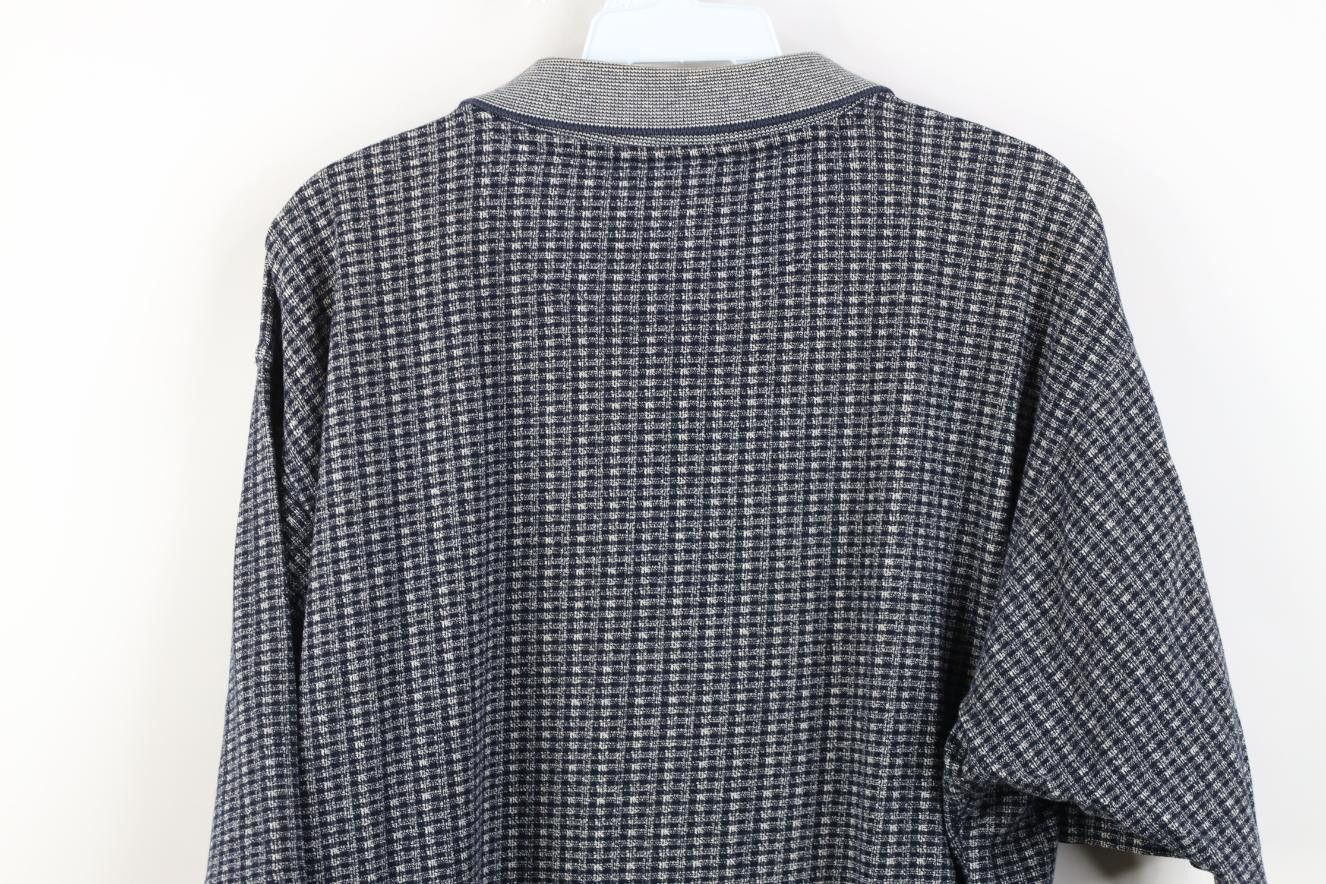 Vintage Vintage 90s Streetwear Fit Knit Collared Golf Polo Shirt USA Size US L / EU 52-54 / 3 - 13 Thumbnail