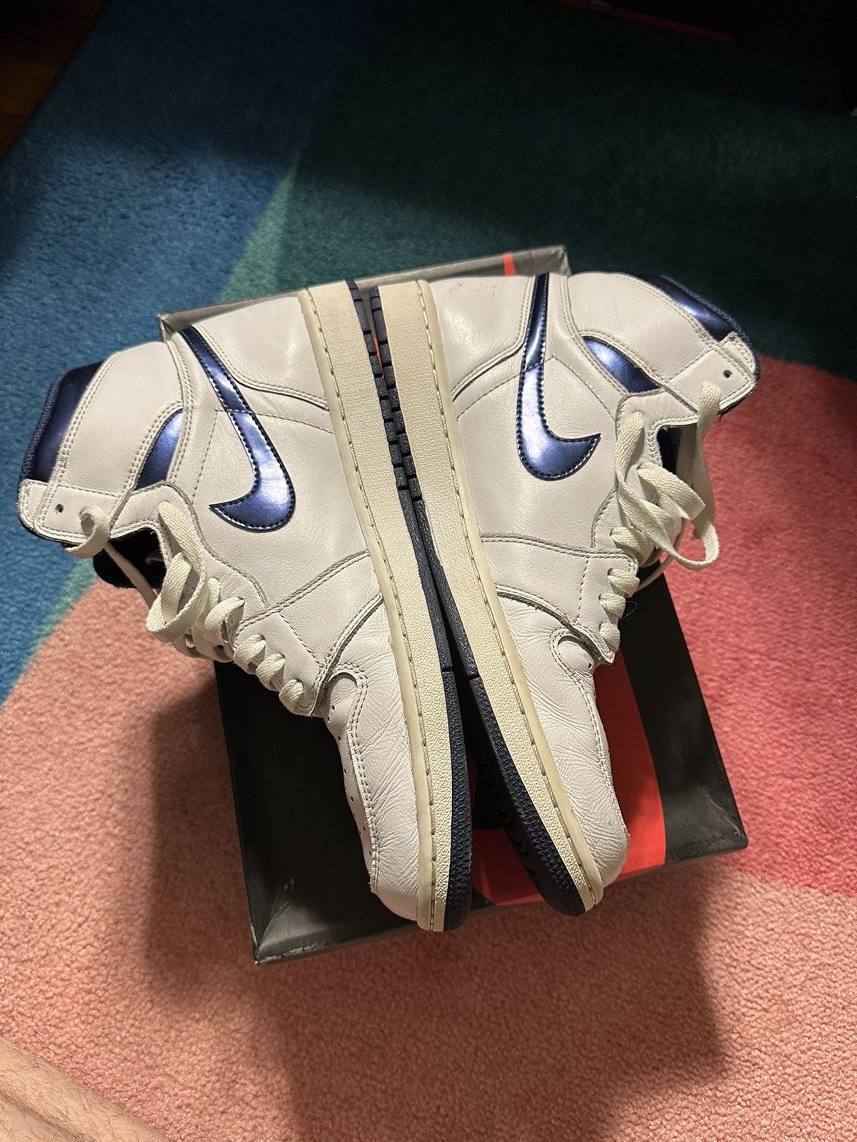 Jordan Brand Jordan 1 Retro Metallic Navy (2016) Size US 11.5 / EU 44-45 - 3 Thumbnail