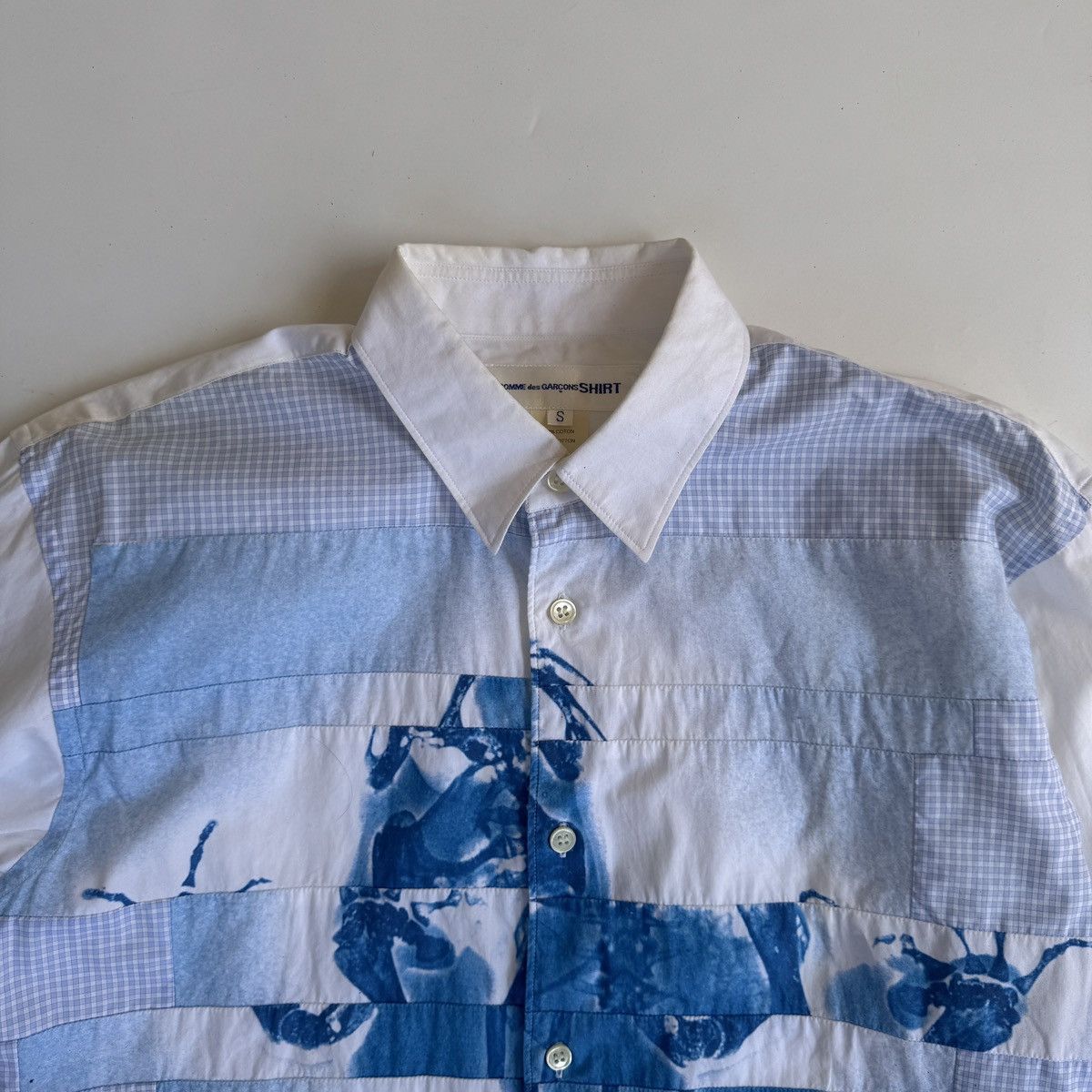 Comme des Garcons SHIRT COMME des GARÇONS SHIRT F/W 09 Patchwork X-Ray Frog Shirt Size US S / EU 44-46 / 1 - 3 Thumbnail