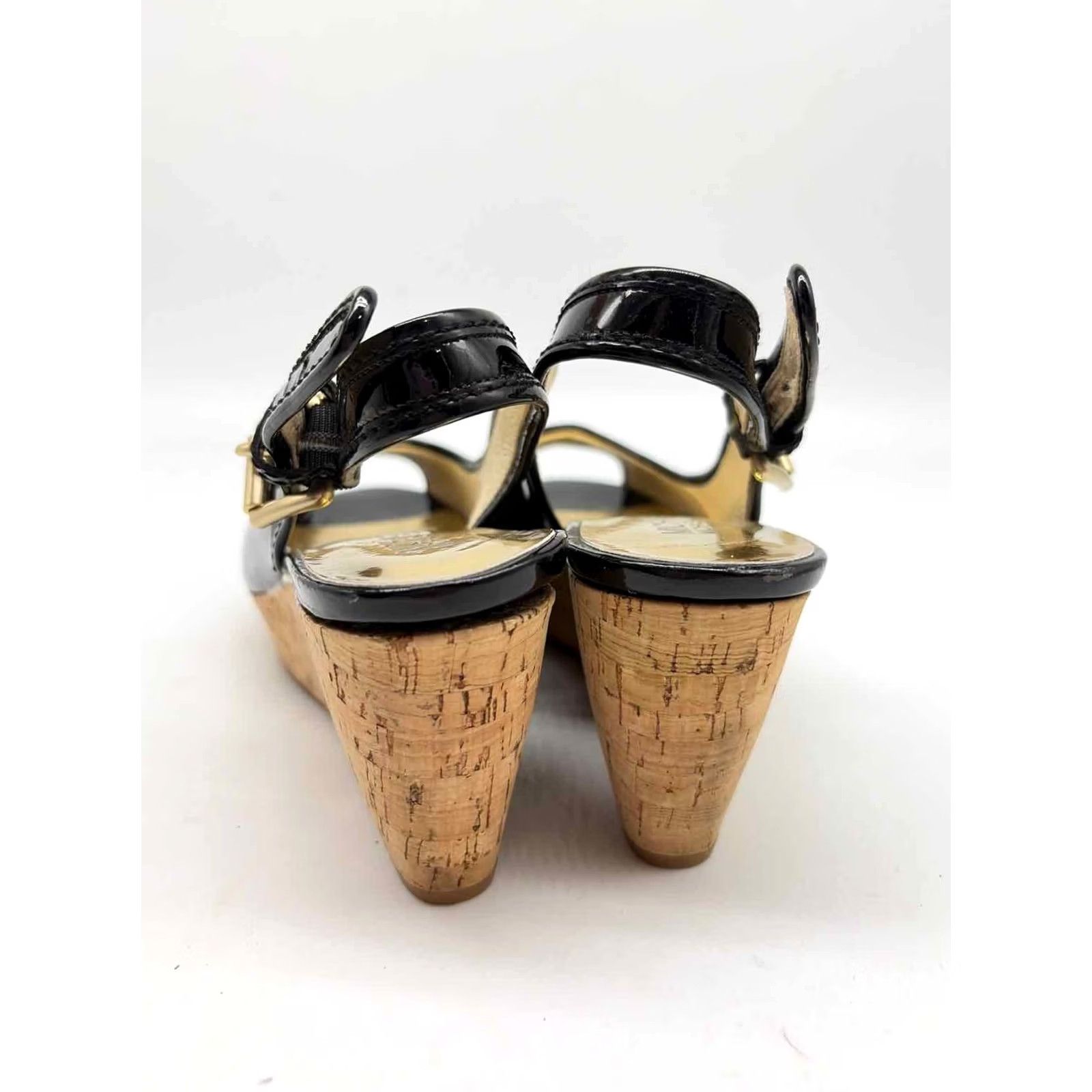 Michael Kors Michael Kors Black Wedge Heels Size 6.5 Size US 7 / IT 37 - 3 Thumbnail
