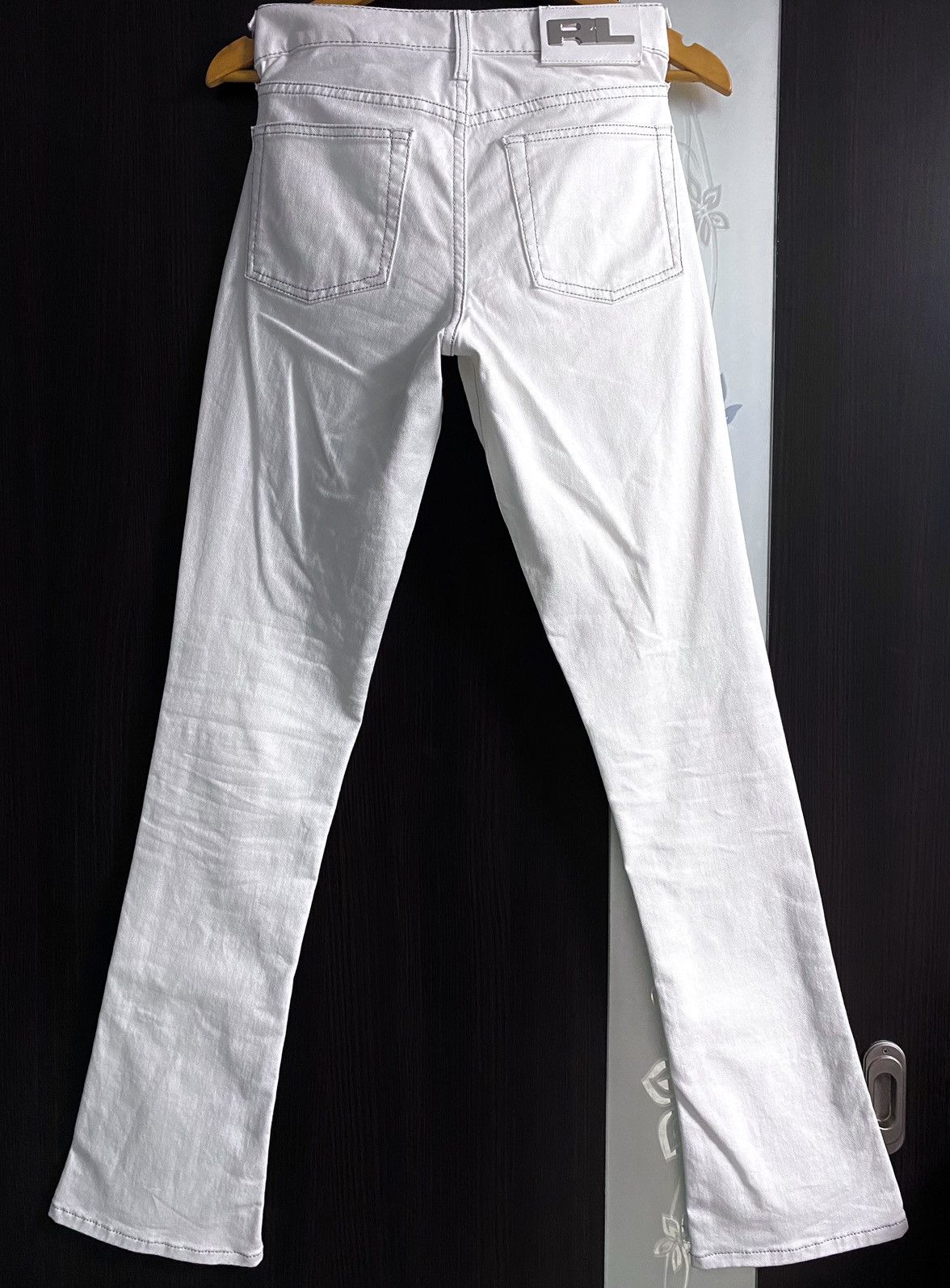 Ralph Lauren Black Label Womens Ralph Lauren 380 Black Label White Flared Jeans Denim Size 27" / US 4 / IT 40 - 2 Thumbnail