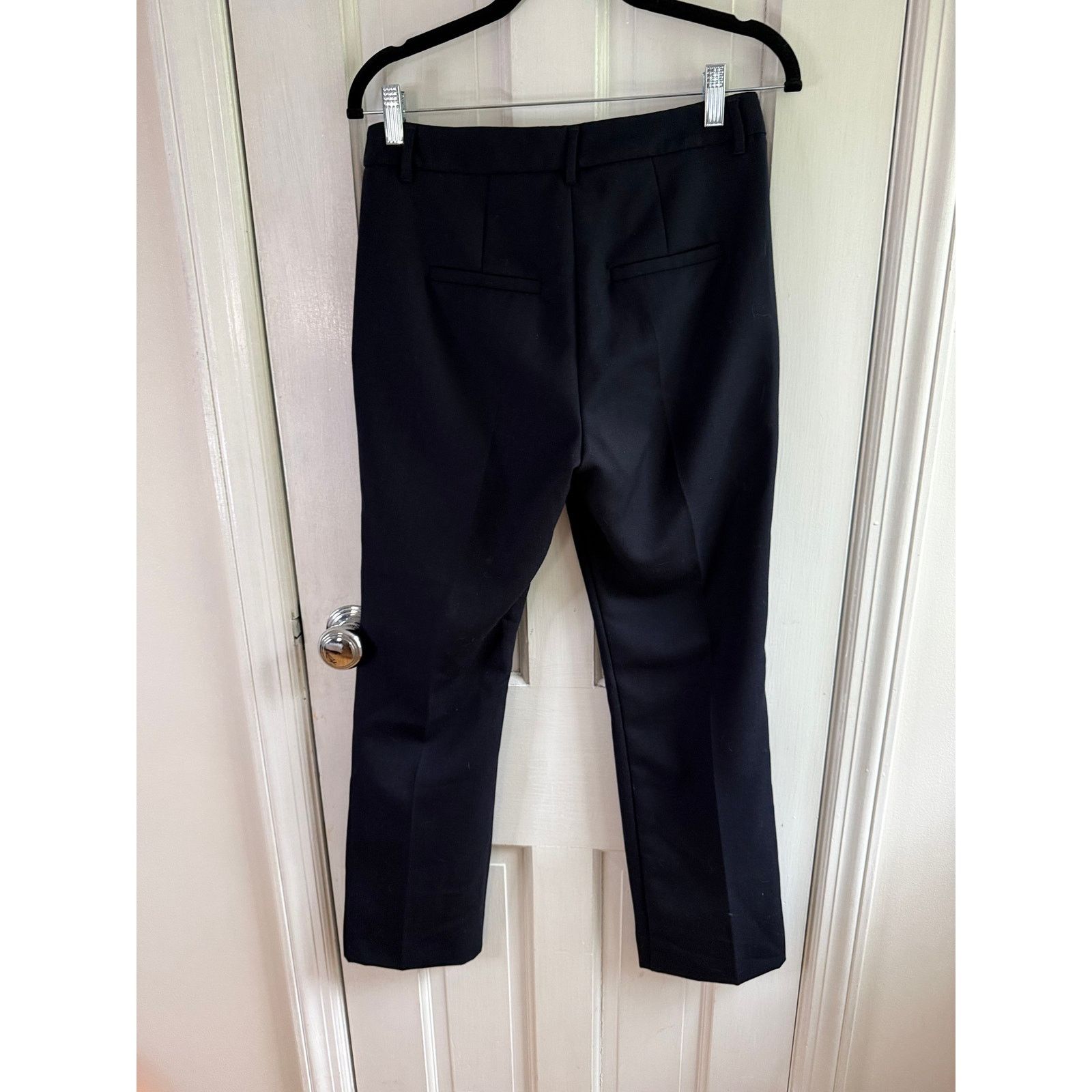 Marella Marella Gargano Long Trousers Dark Navy Tailored Straight 4 Size 27" / US 4 / IT 40 - 5 Thumbnail