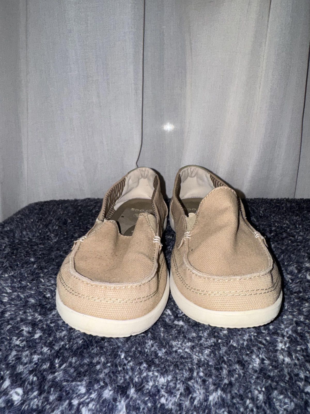 Crocs Crocs Beige Slip-On Casual Shoes Size US 9 / IT 39 - 1 Thumbnail