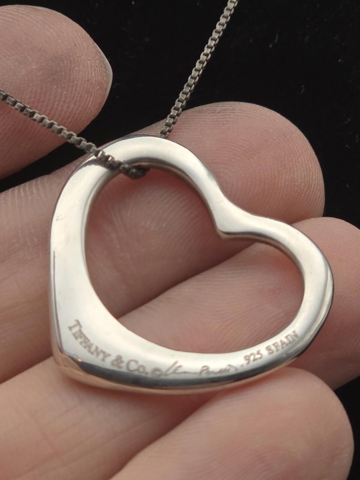 Tiffany & Co. Tiffany & Co. Elsa Peretti Open Heart Pendant Necklace Size ONE SIZE - 3 Thumbnail