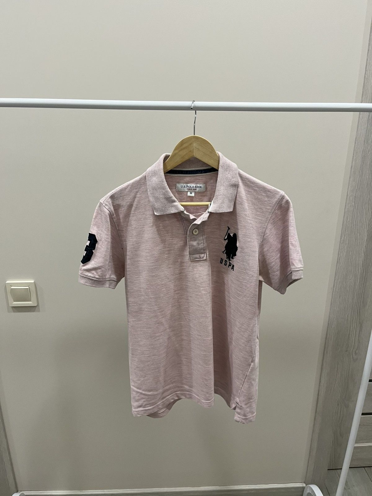 Polo Ralph Lauren Vintage Polo Ralph Lauren 3 Big Pony Polo Tee Y2K Pink Size US M / EU 48-50 / 2 - 1 Thumbnail