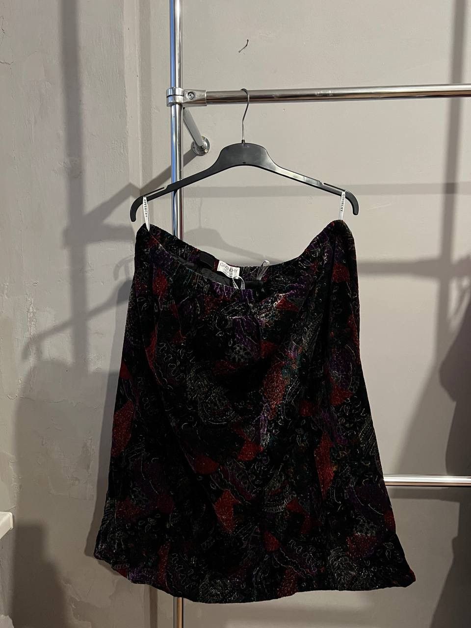 Givenchy 1970/80 GIVENCHY EN PLUS WEST GERMANY ERA FLOWERS SKIRT Sz54 Size 38" / US 16 / IT 52 - 4 Thumbnail