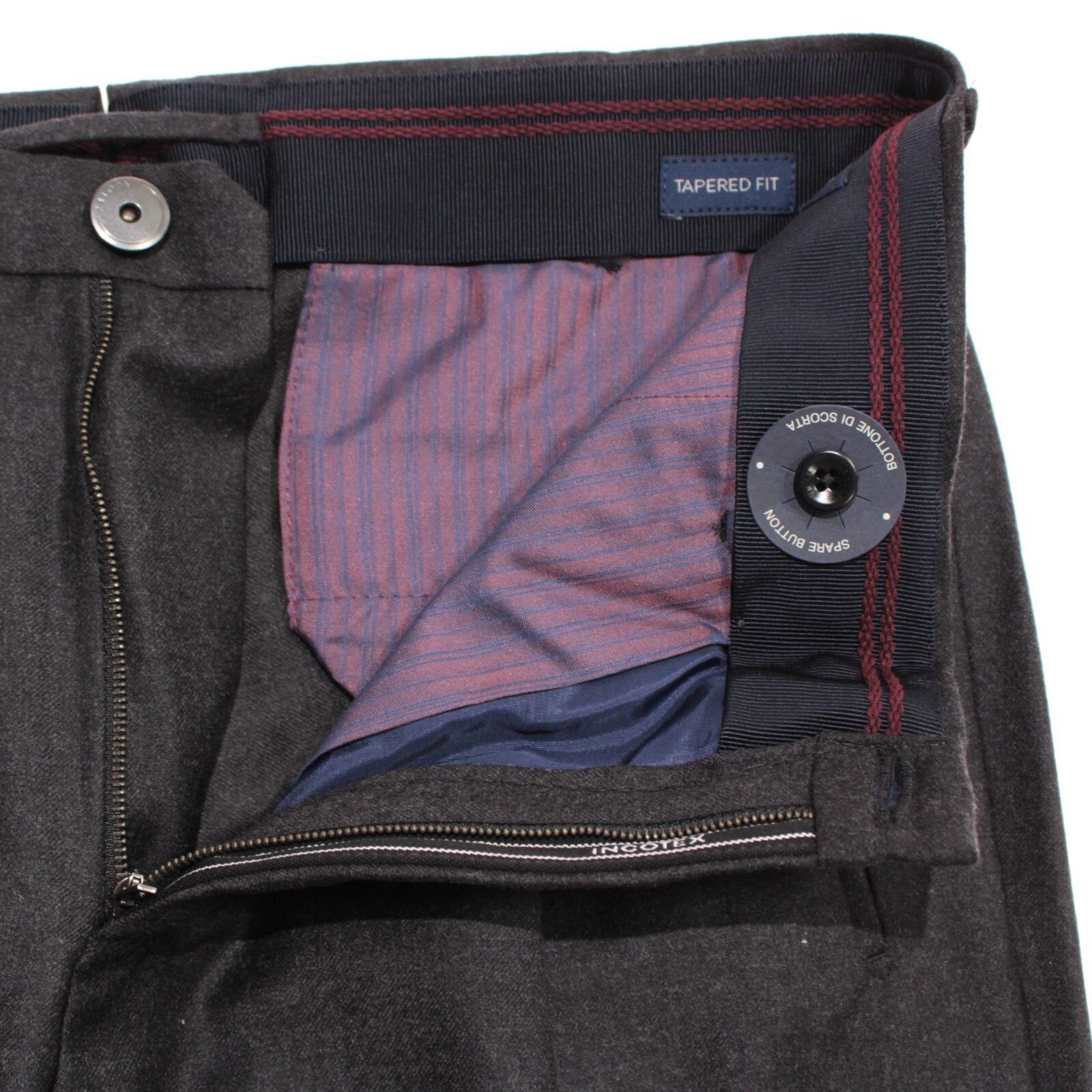 Incotex INCOTEX New with tags Dress Pants Size 32 US In Gray Size US 32 / EU 48 - 4 Thumbnail