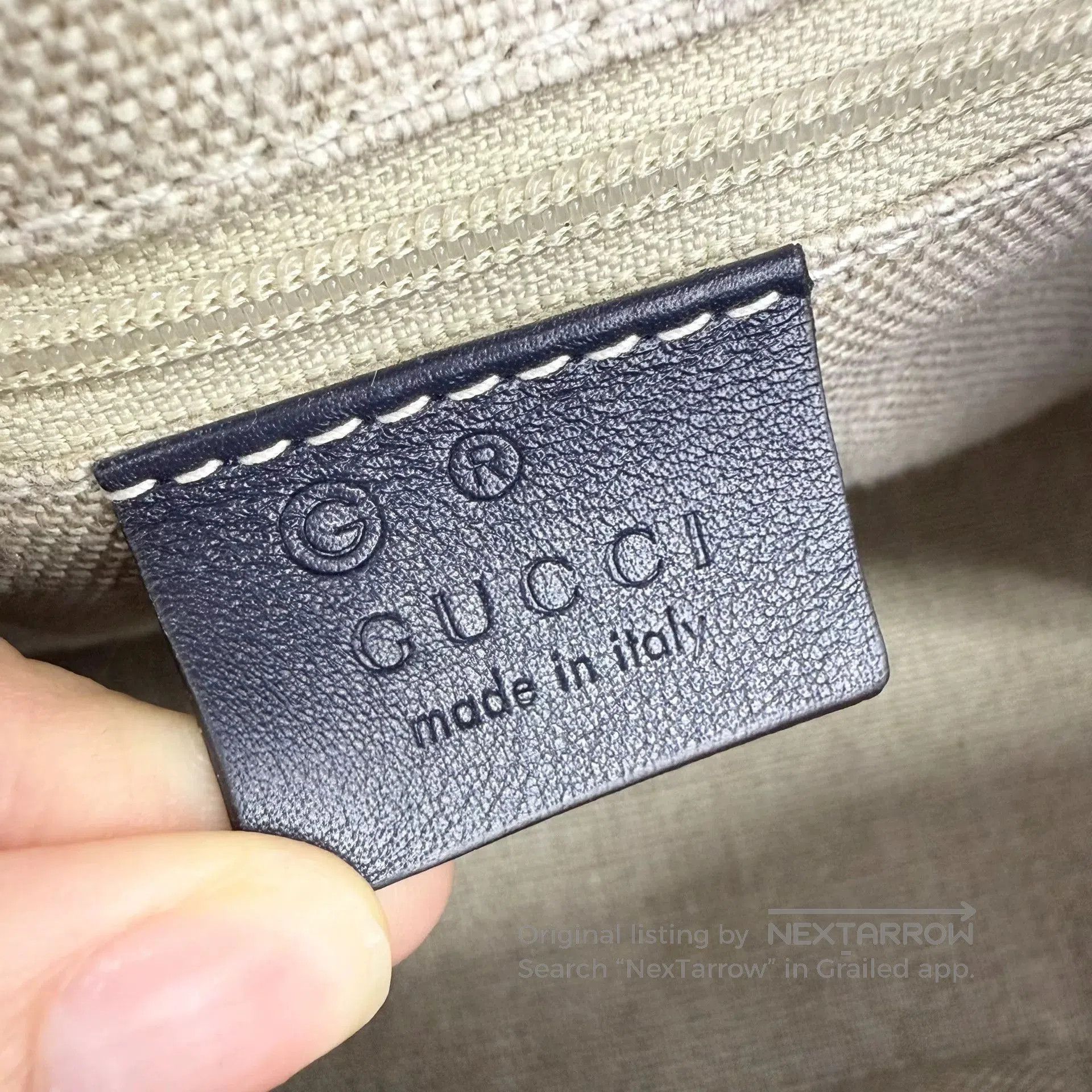 Gucci Gucci GG Embossed Leather Boston Bag. Size ONE SIZE - 6 Thumbnail