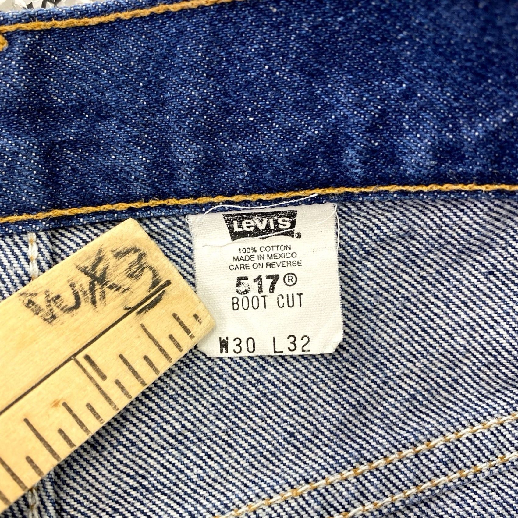 Vintage VINTAGE Levis 517 Jeans Mens 30/32 Blue Bootcut Made In USA Denim Grunge 1990s Mens Size US 30 / EU 46 - 5 Thumbnail