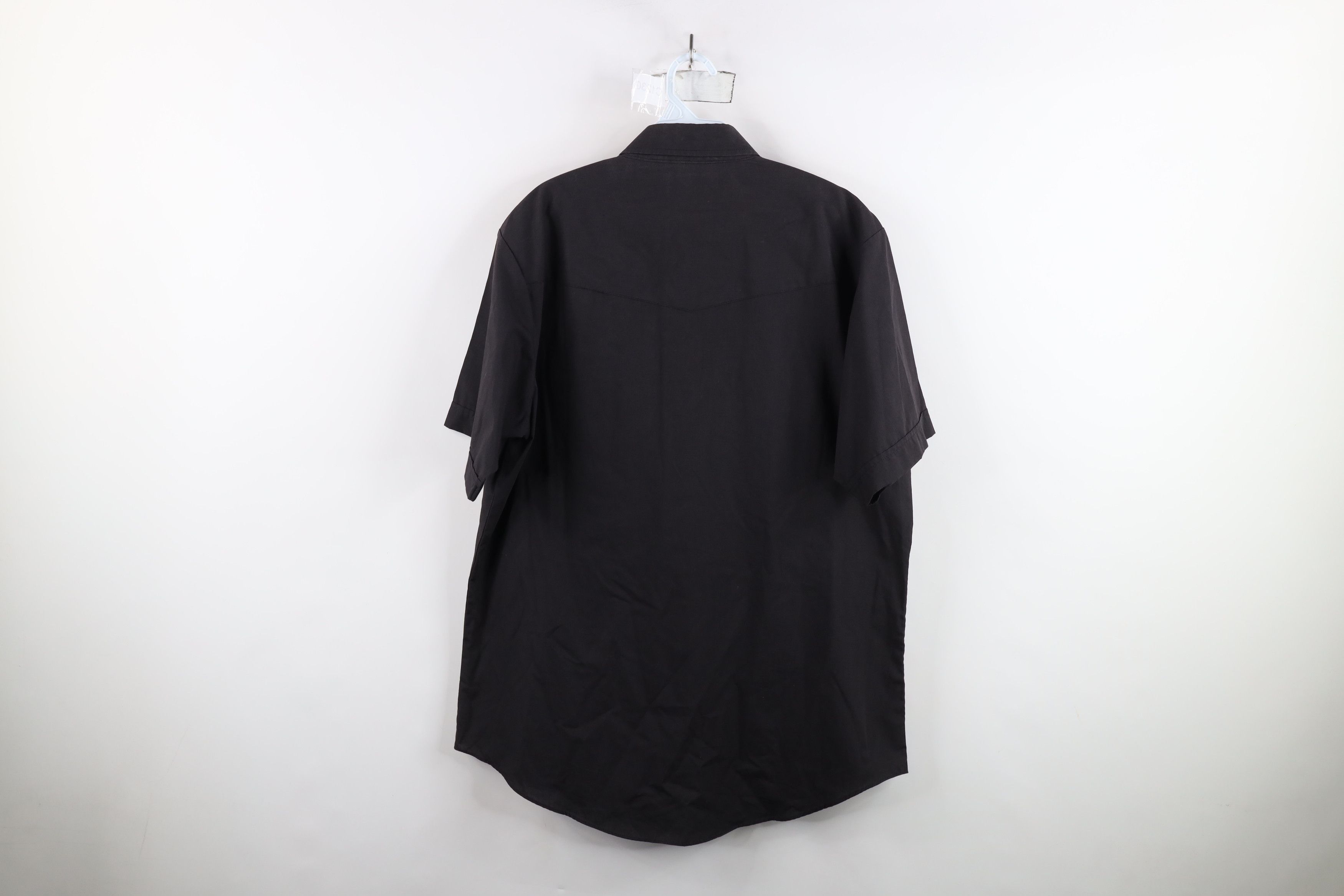 Vintage Vintage 90s Streetwear Rodeo Cowboy Button Shirt Black Size US L / EU 52-54 / 3 - 13 Thumbnail