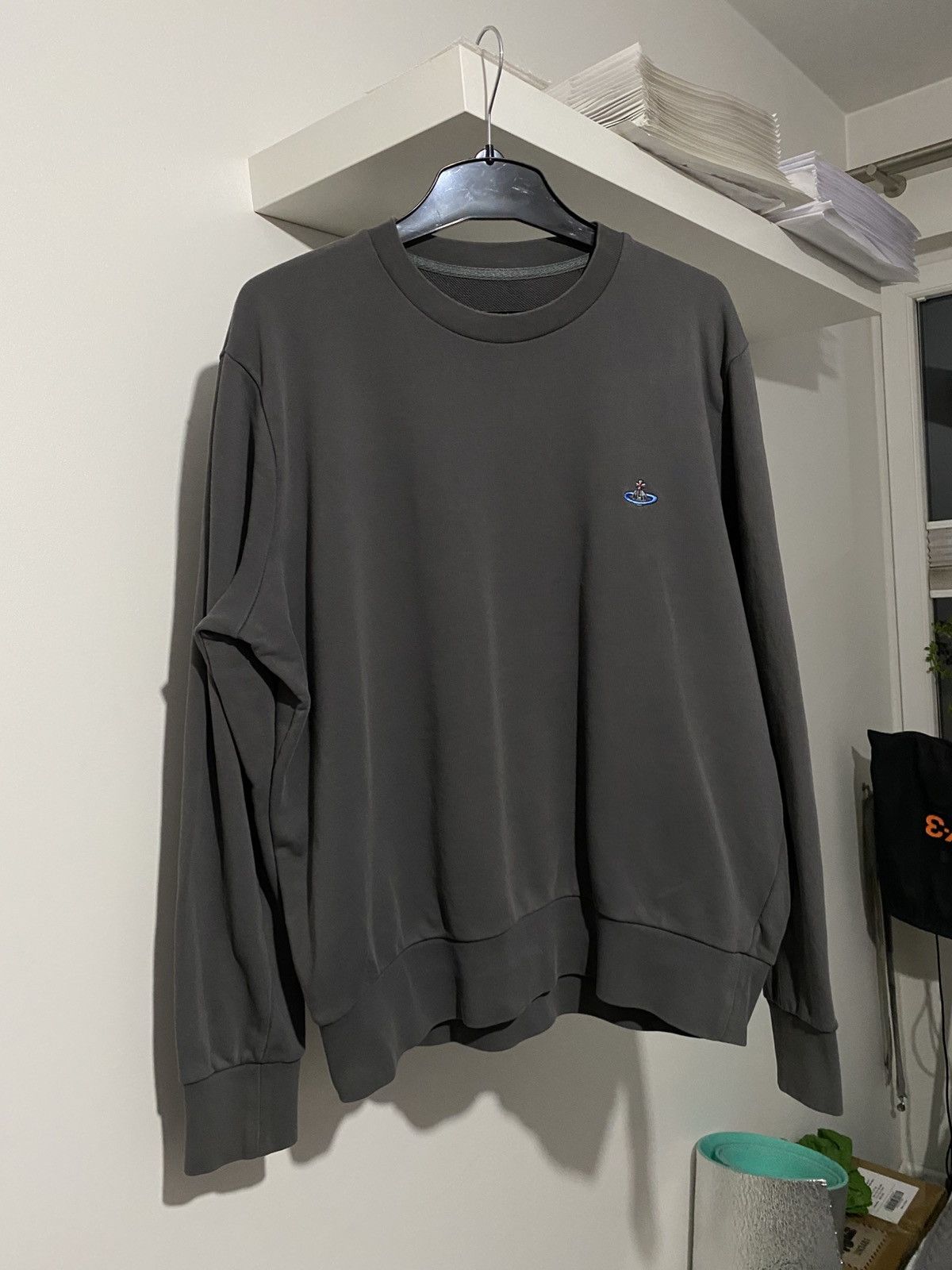 Vivienne Westwood Vivienne Westwood Basic Small Logo Crewneck orb logo y2k Size US L / EU 52-54 / 3 - 4 Thumbnail