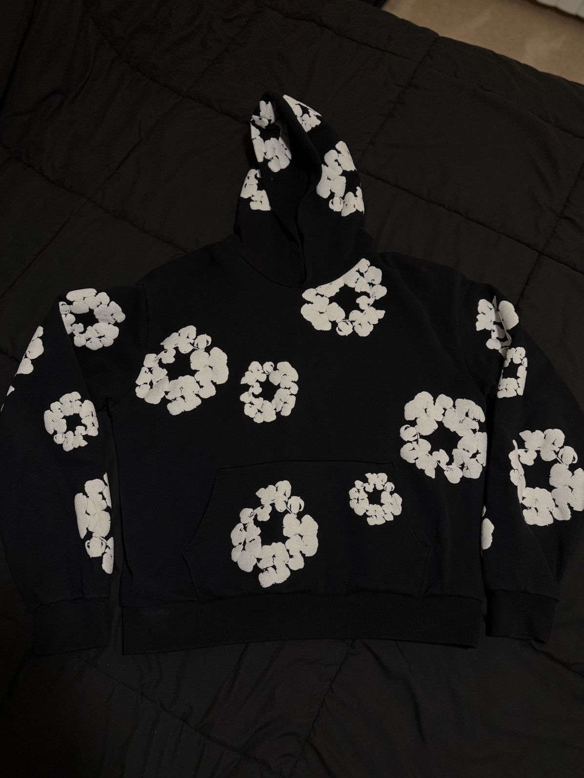 DENIM TEARS Denim tears x offset wreath hoodie | Grailed