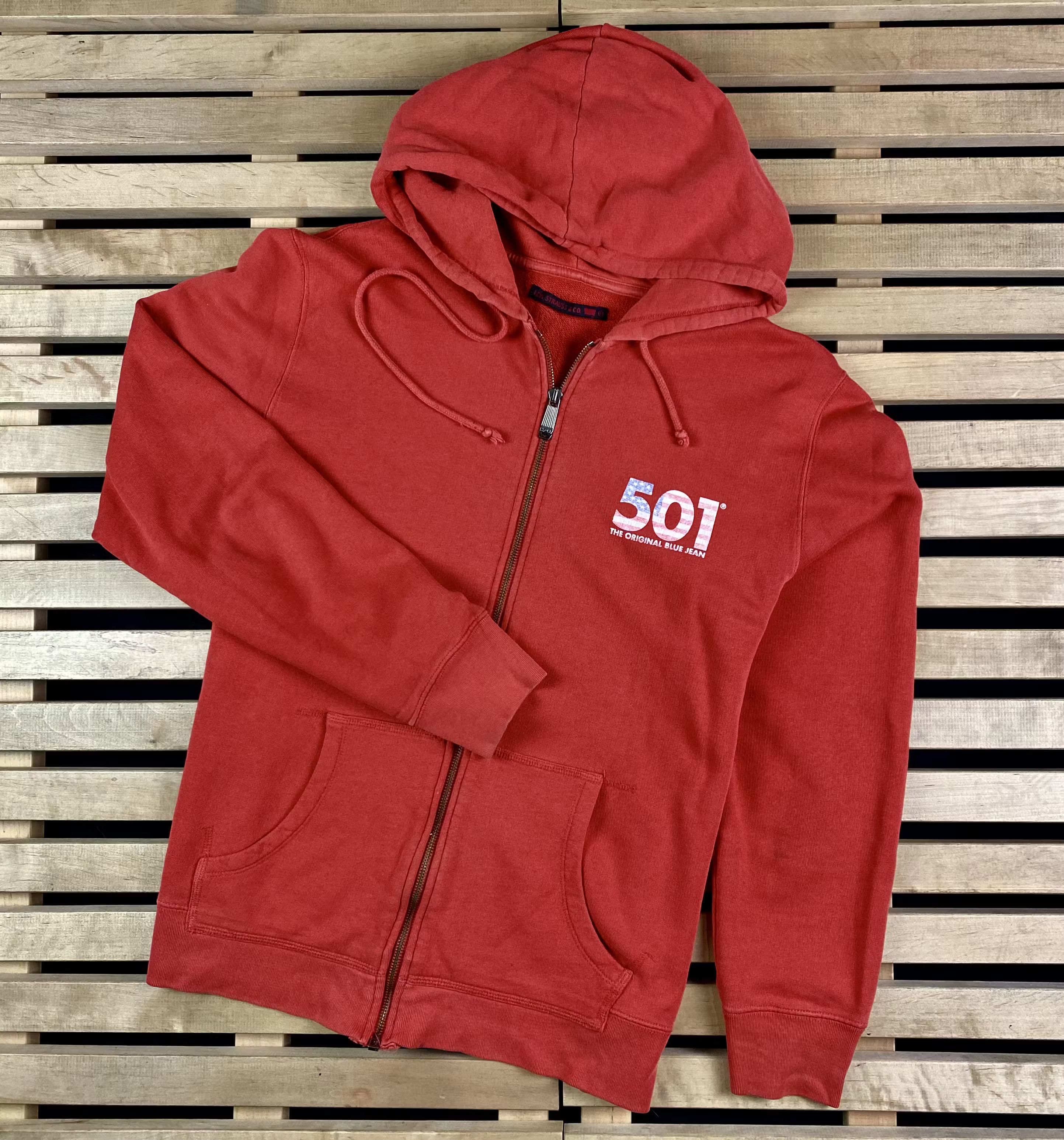 Levi's × Levi's Vintage Clothing × Vintage Mens Levi’s Vintage Zip Hoodie Size L Size US L / EU 52-54 / 3 - 1 Thumbnail