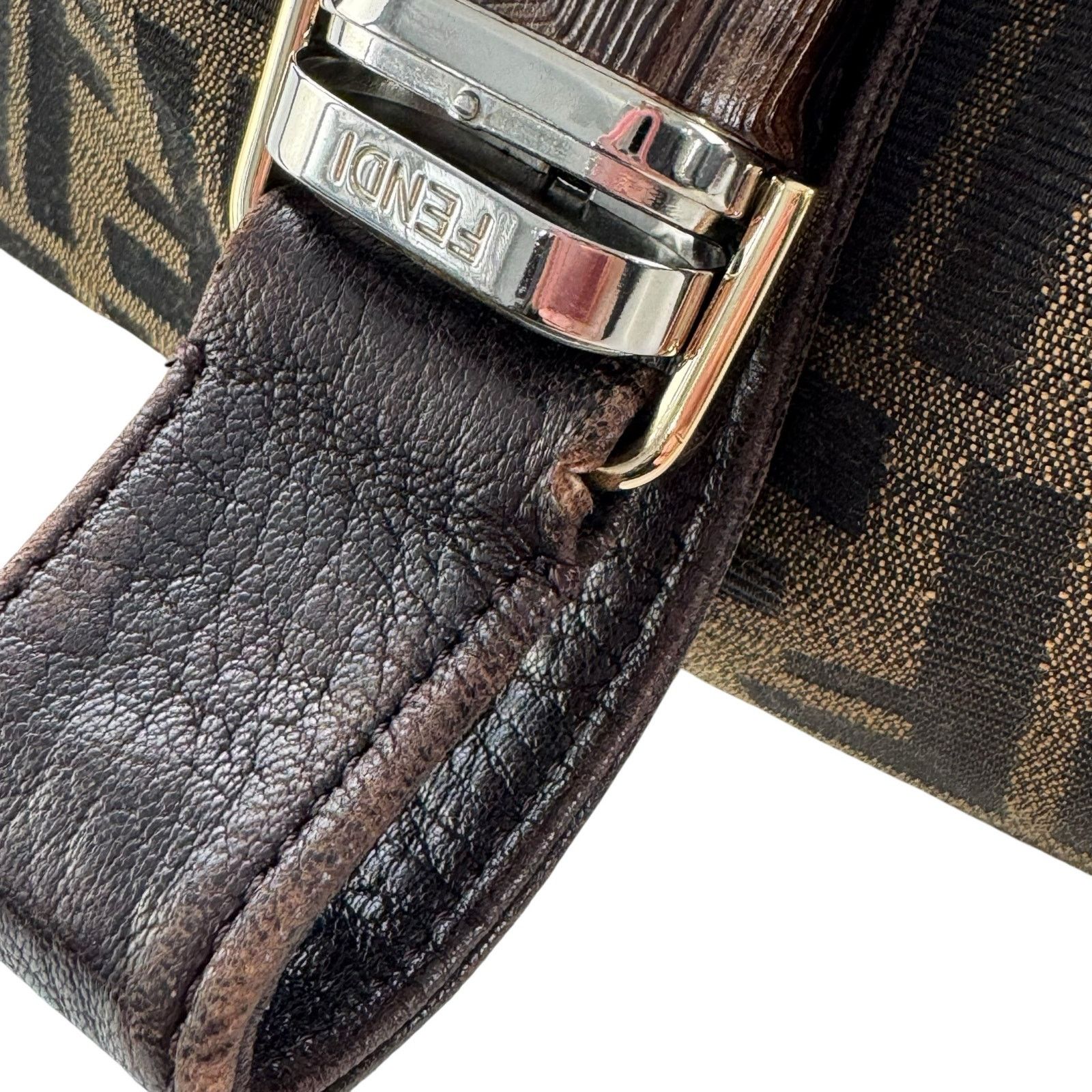 Fendi Fendi Zucca and Tortoiseshell Spy Bag Size ONE SIZE - 12 Thumbnail