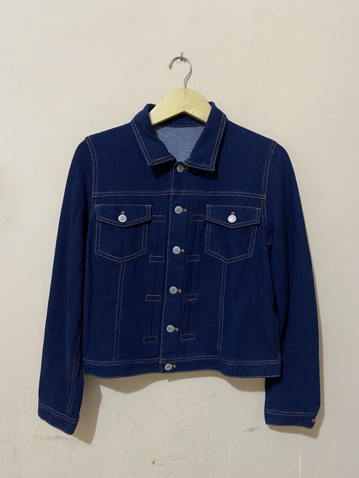 Japanese Brand 🇯🇵Ko’os Indigo Denim Jacket Size US XS / EU 42 / 0 - 1 Thumbnail