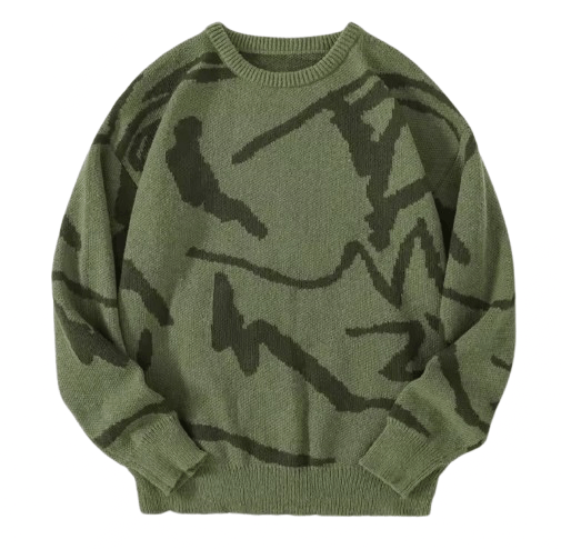 Other Streetwear Popular Graffiti Sweater Jacquard Knitwear Size US L / EU 52-54 / 3 - 1 Thumbnail