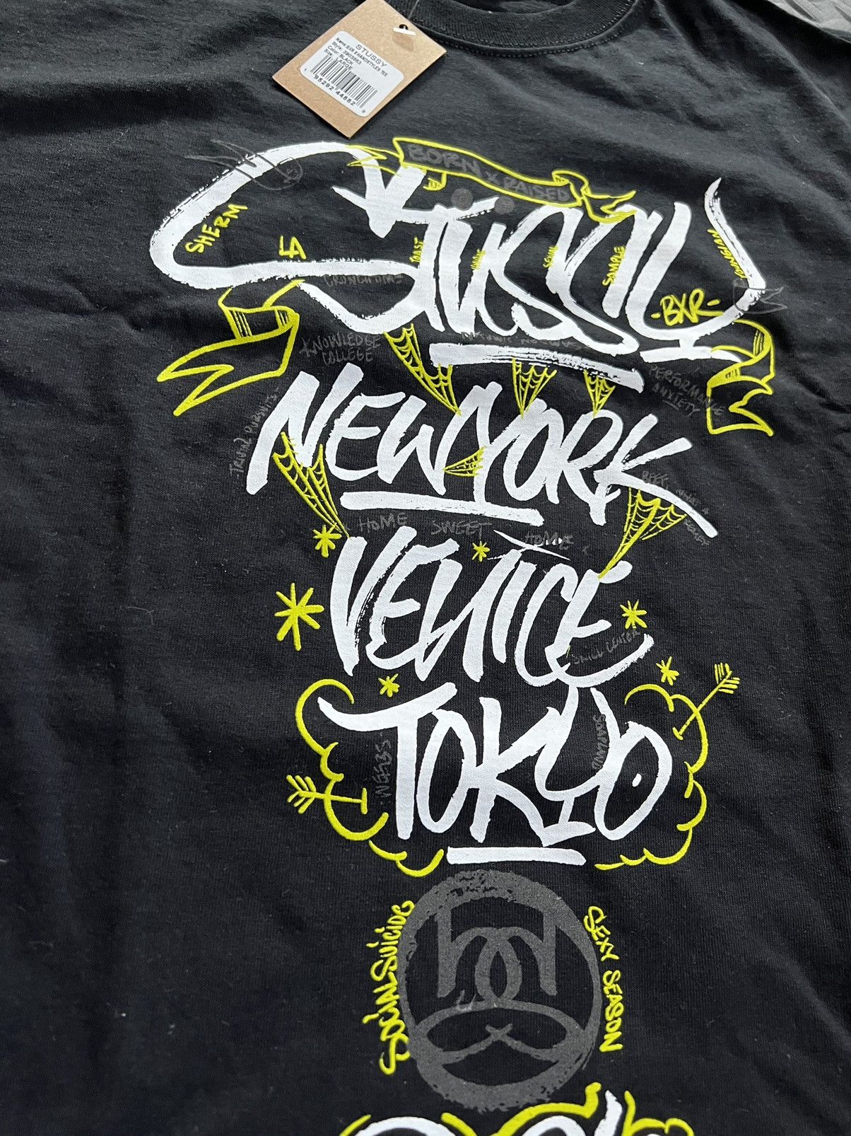 Born X Raised × Stussy Stussy & Born x Raised Handstyles Tee Size US L / EU 52-54 / 3 - 4 Thumbnail