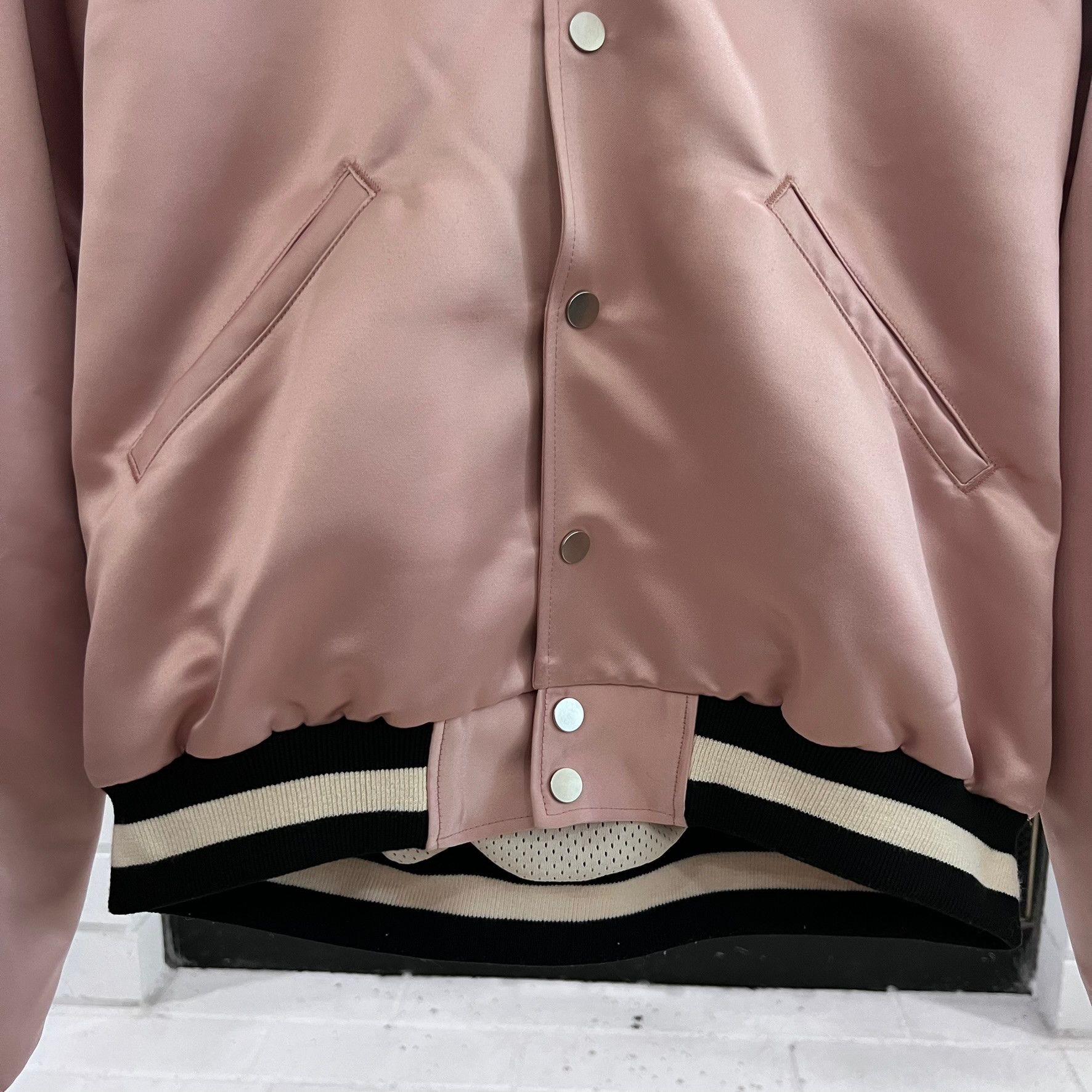 Fear of God RARE Fear of God '17 5th Collection Satin Coaches Bomber Size US M / EU 48-50 / 2 - 4 Thumbnail