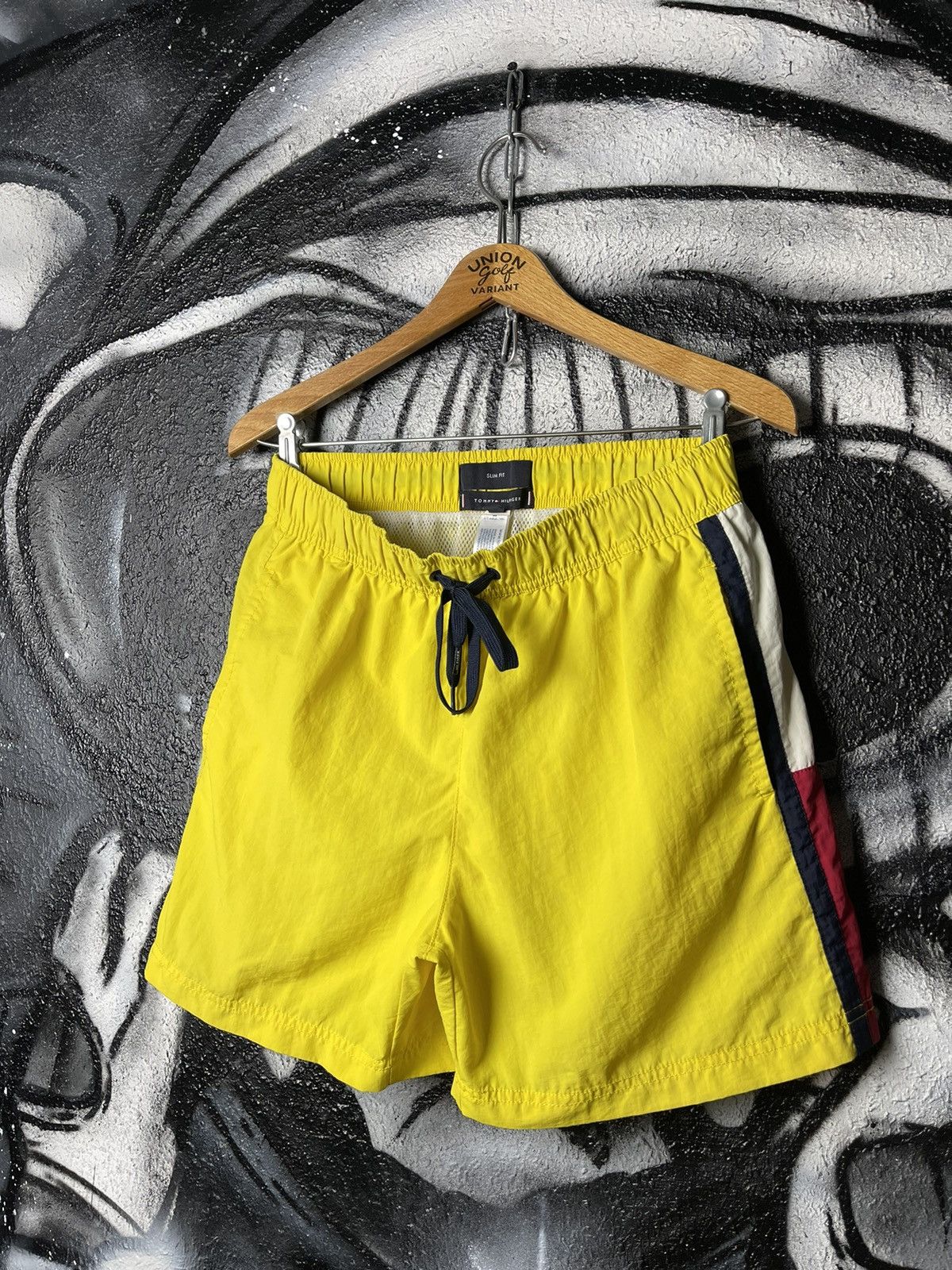 Tommy Hilfiger Tommy Hilfiger Swimming Yellow Shorts Men’s Size M Size US 32 / EU 48 - 1 Thumbnail