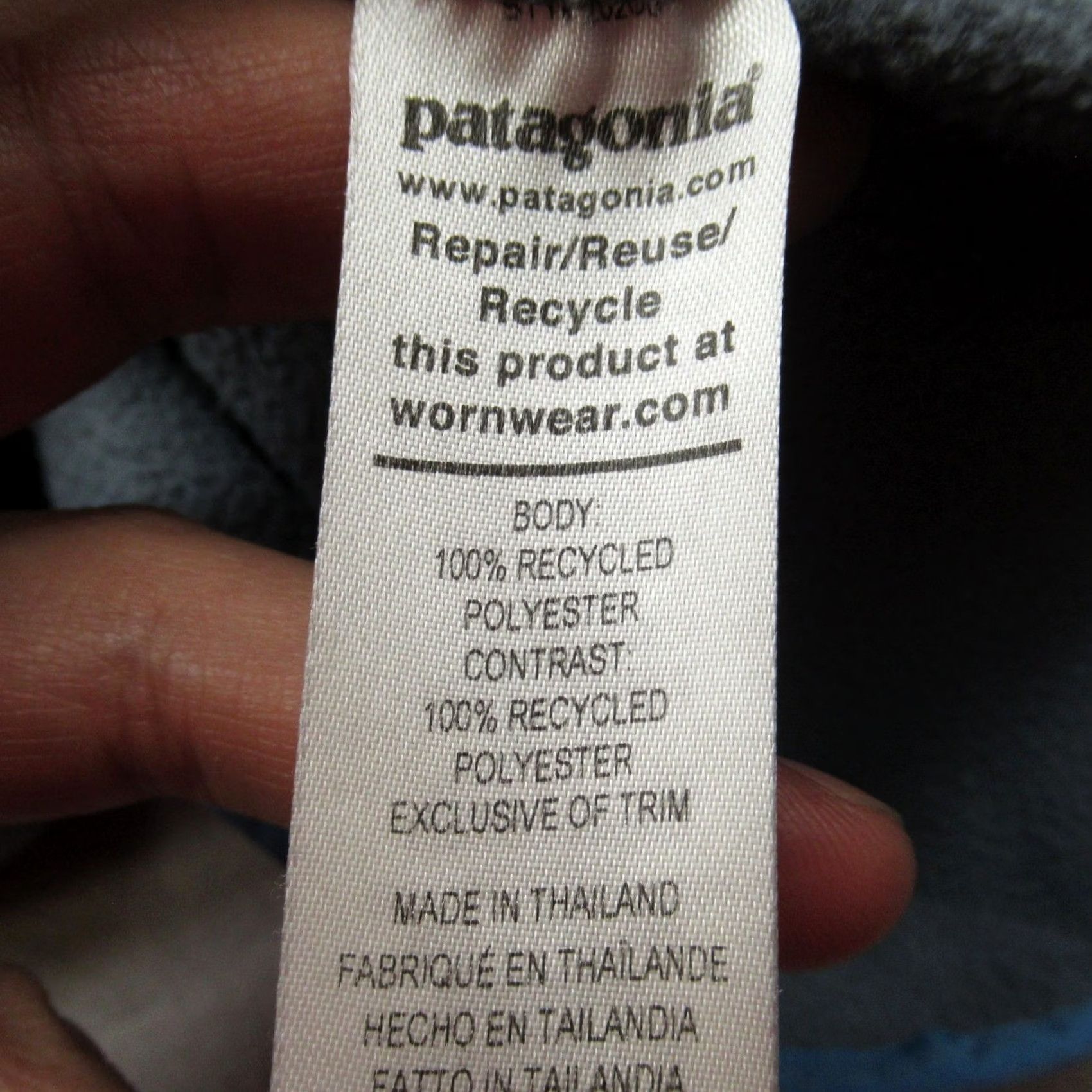 Patagonia Patagonia Jacket Mens Small Blue Pocket Microdini 1/2 Zip Fleece Pullover Soft Size US S / EU 44-46 / 1 - 5 Thumbnail