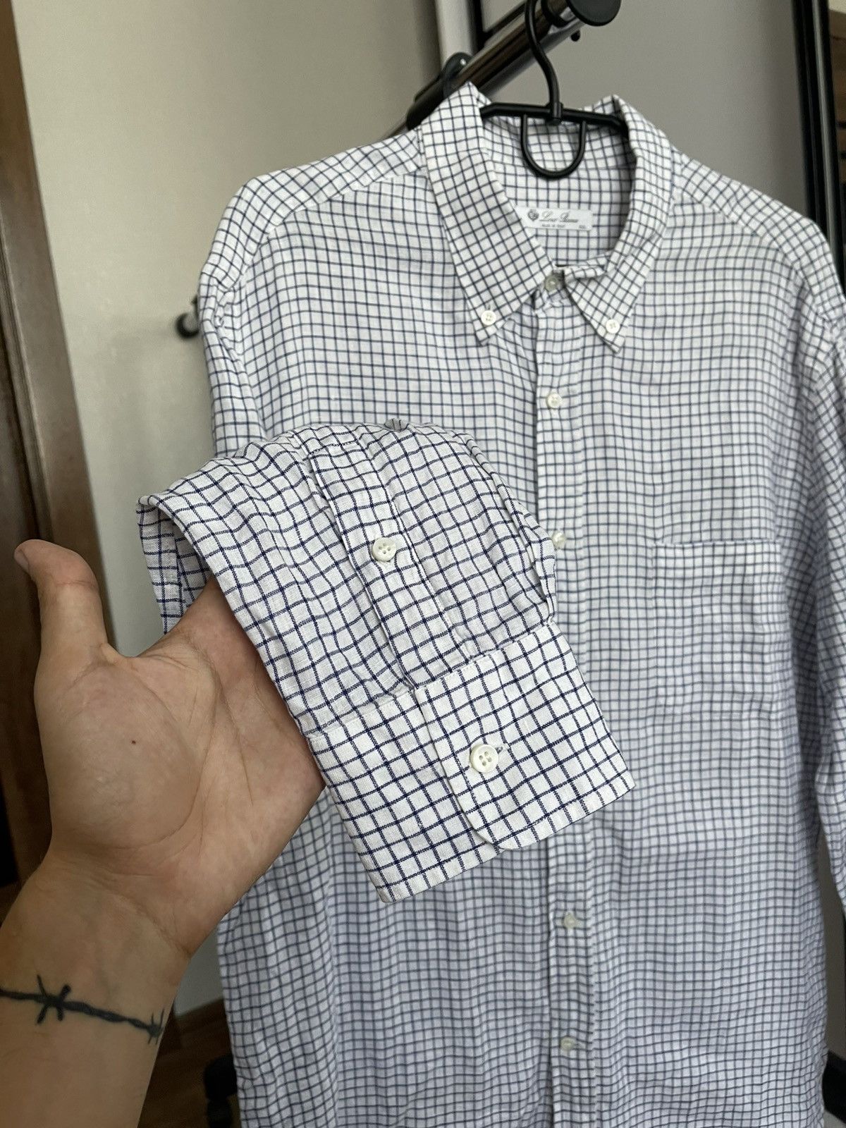 Loro Piana Loro Piana Italy Linen Shirt Button Up Size US XXL / EU 58 / 5 - 7 Thumbnail