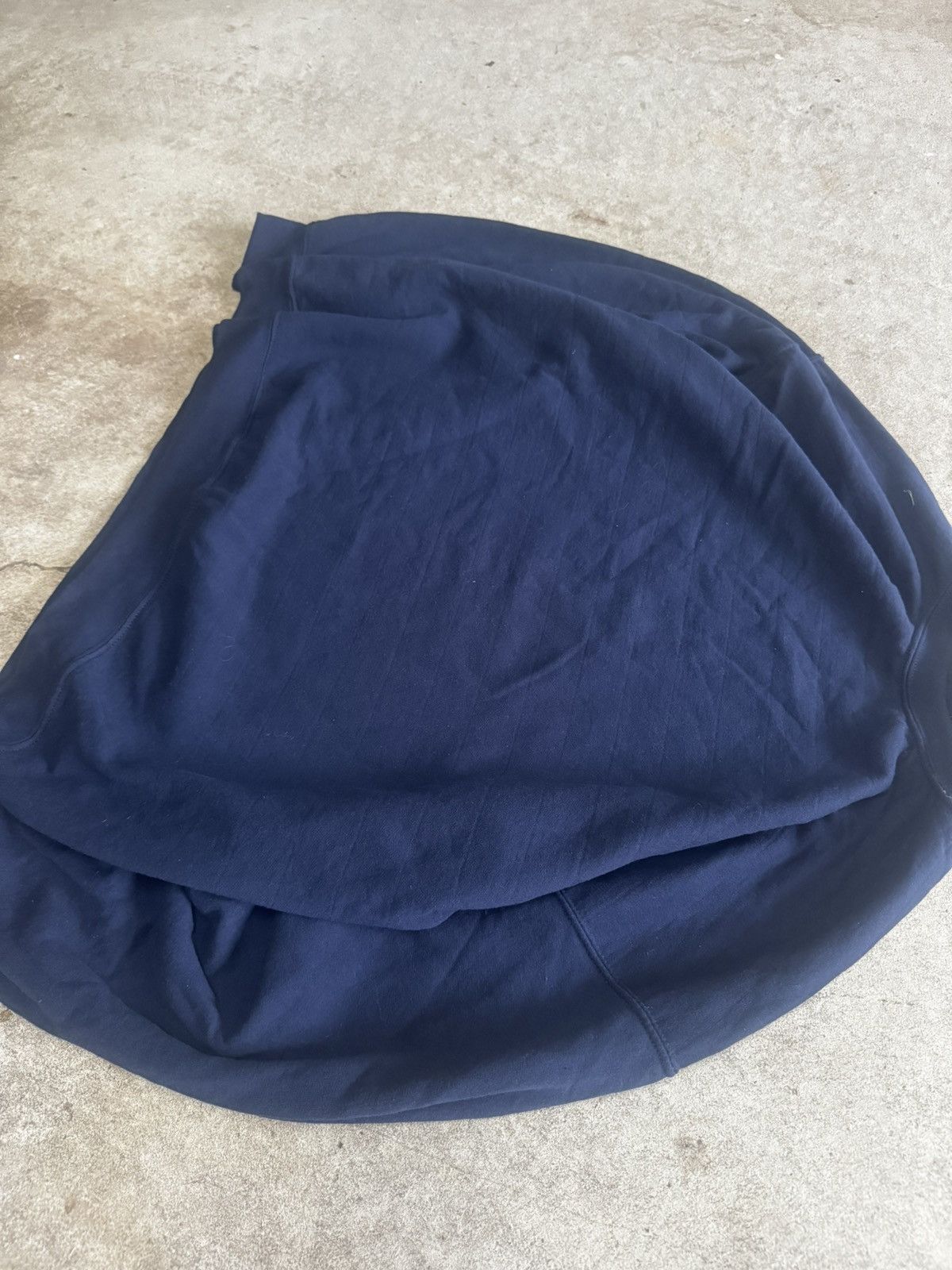 Vintage Blank boxy sweatshirt navy blue oversize fit Size US XXL / EU 58 / 5 - 4 Thumbnail