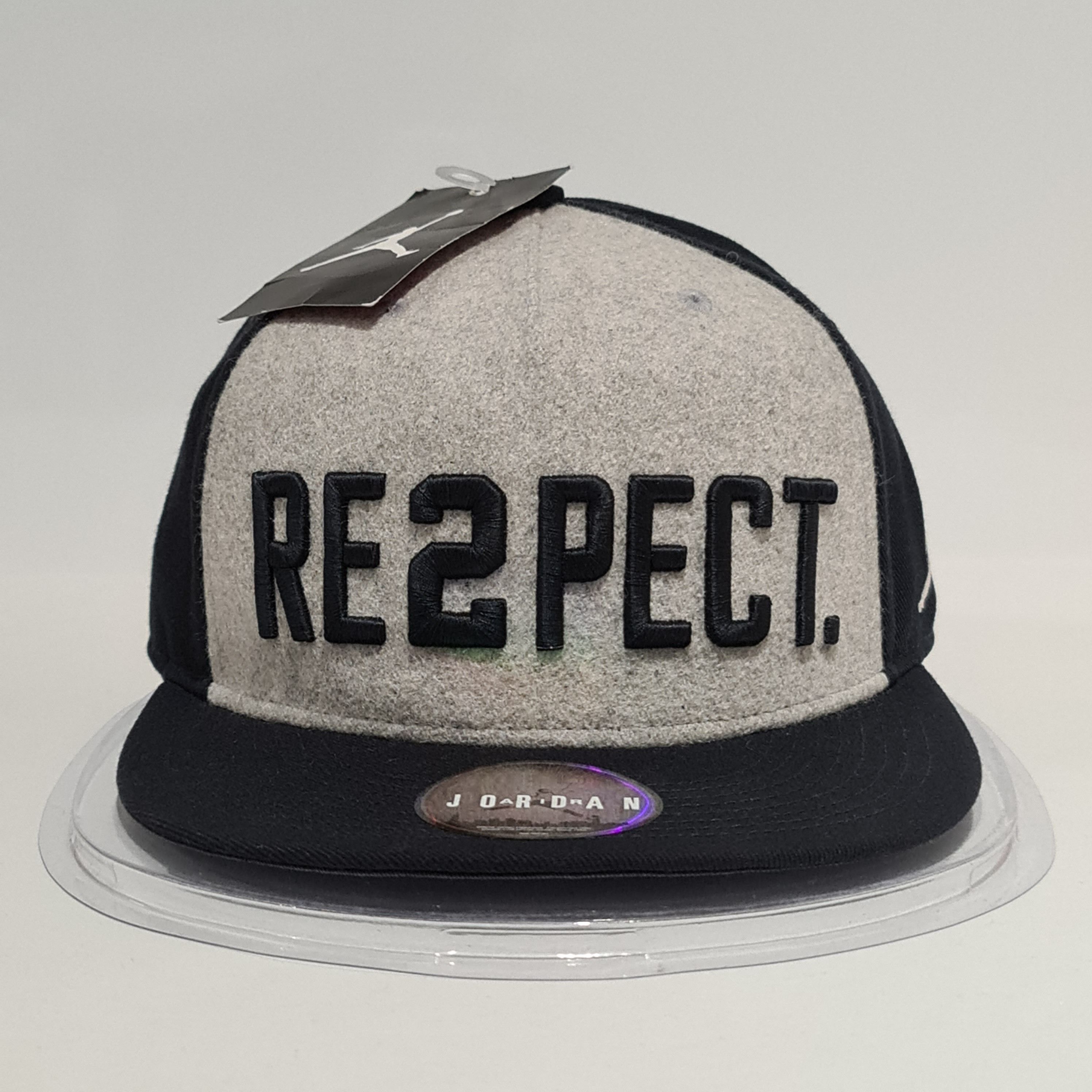 Jordan Brand Jordan Cap Snapback 'RE2PECT' Grey/Black Size ONE SIZE - 2 Thumbnail