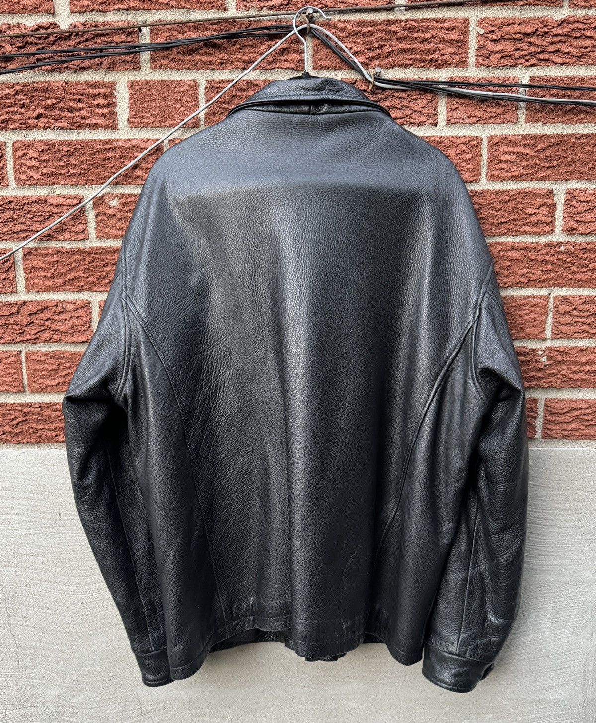 Vintage Vintage Willowdale Blackhawks Chicago Leather 90s Men’s Size US L / EU 52-54 / 3 - 3 Thumbnail