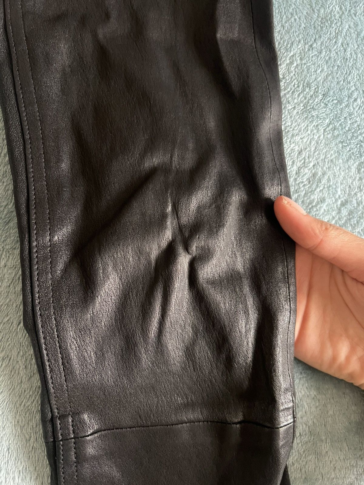 Rag & Bone Real leather skinny jeans Size 34" / US 12 / IT 48 - 5 Thumbnail