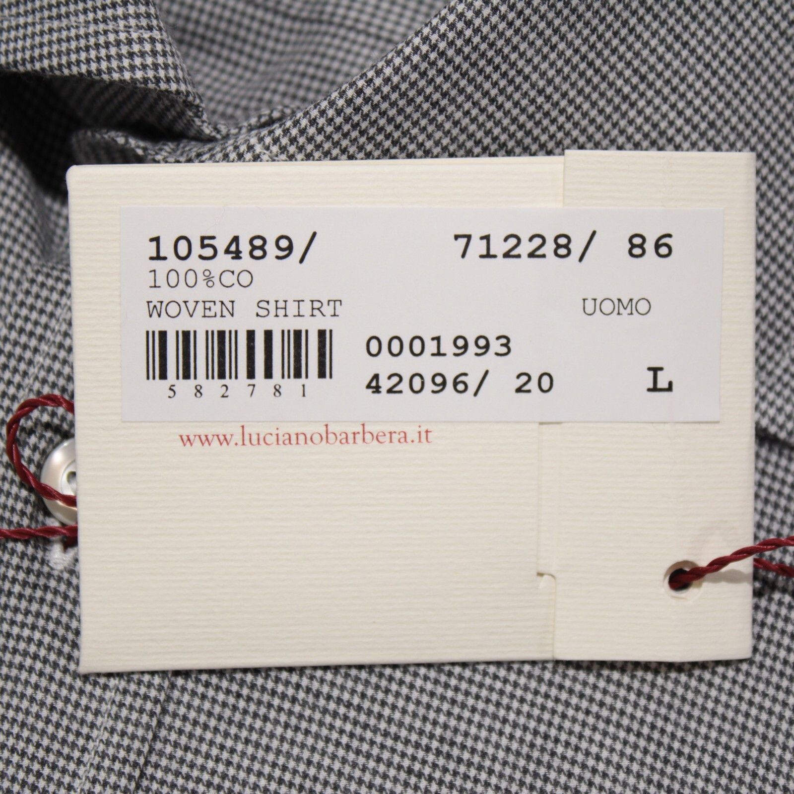 Luciano Barbera Luciano Barbera New with tags Shirt Size L US In Gray Size US L / EU 52-54 / 3 - 7 Thumbnail
