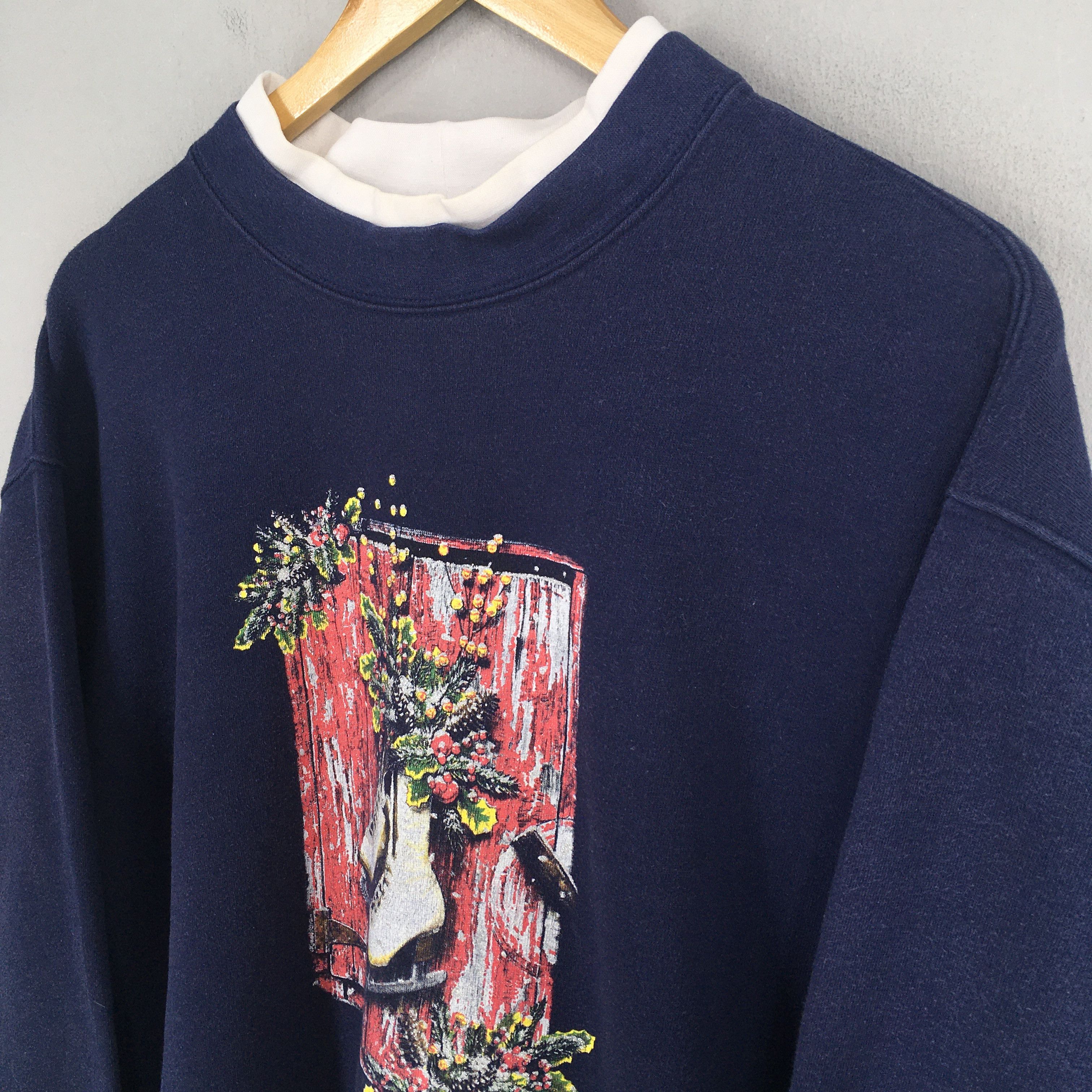 California Arts. × Vintage Vintage Ski Boots Printed Skiing Sweatshirt XLarge Size US XL / EU 56 / 4 - 3 Thumbnail